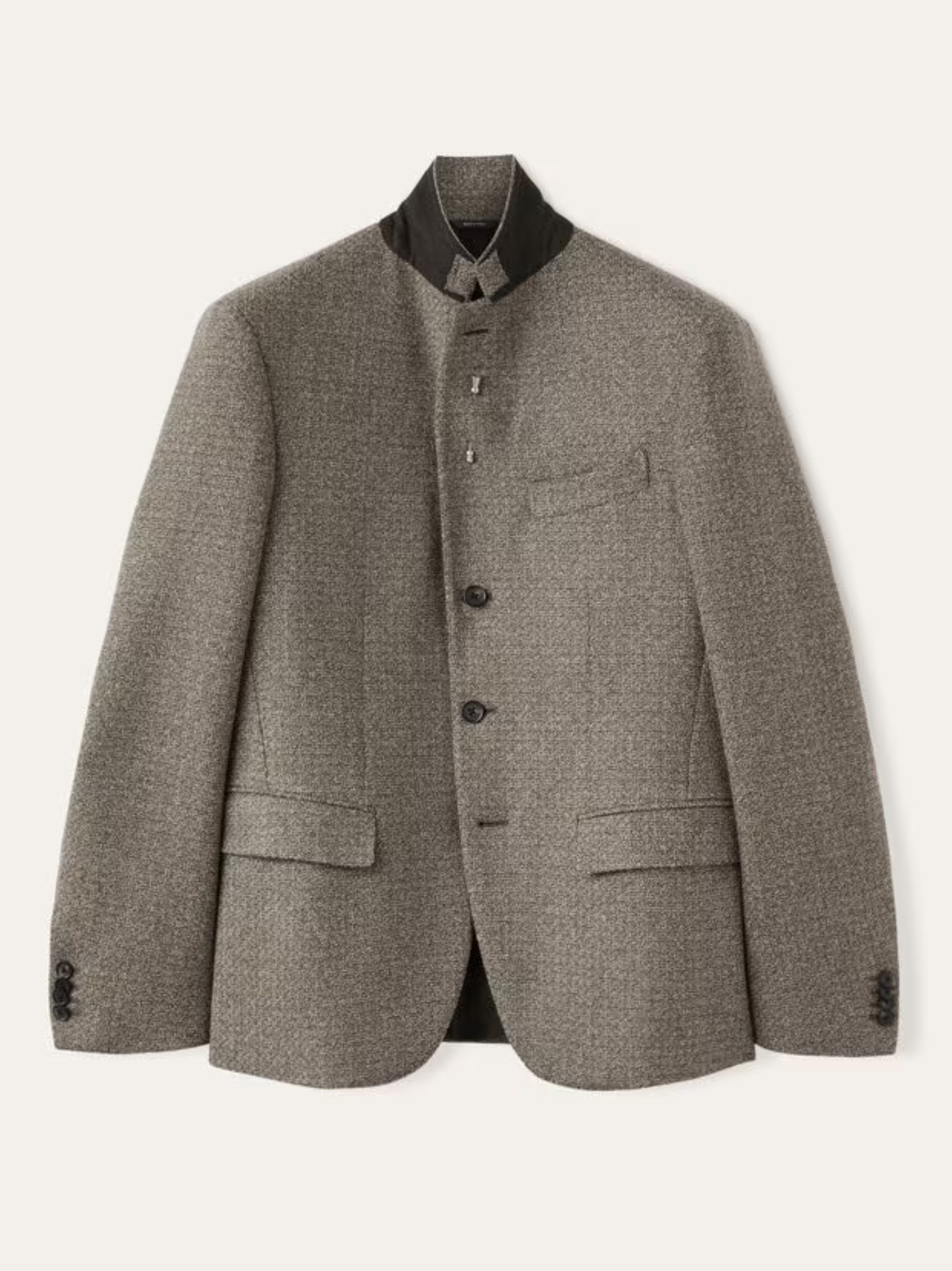 Чоловічий сірий жакет Loro Piana Torino з вовни
