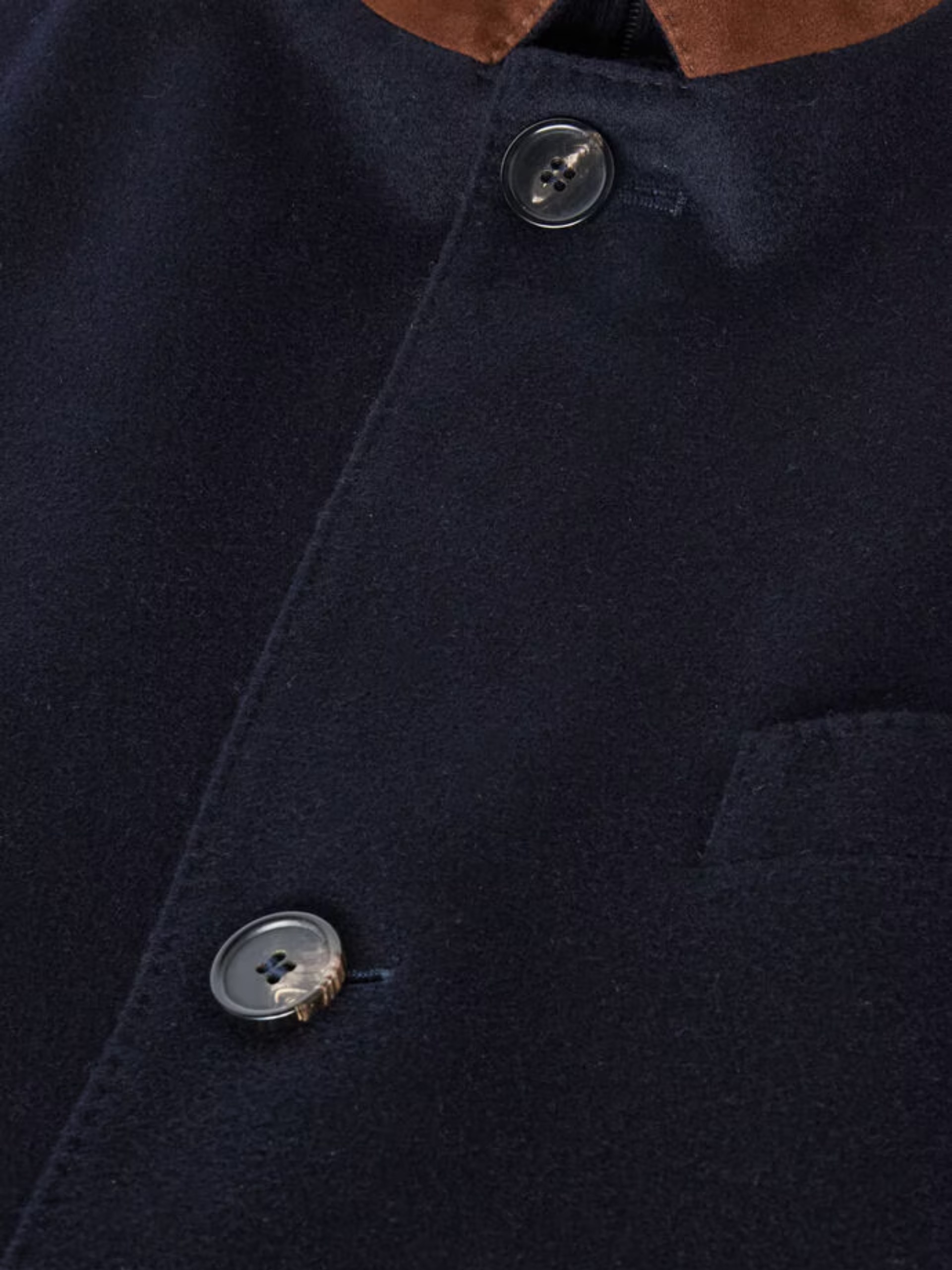 Loro Piana Martingala Men's Navy Storm System® Coat