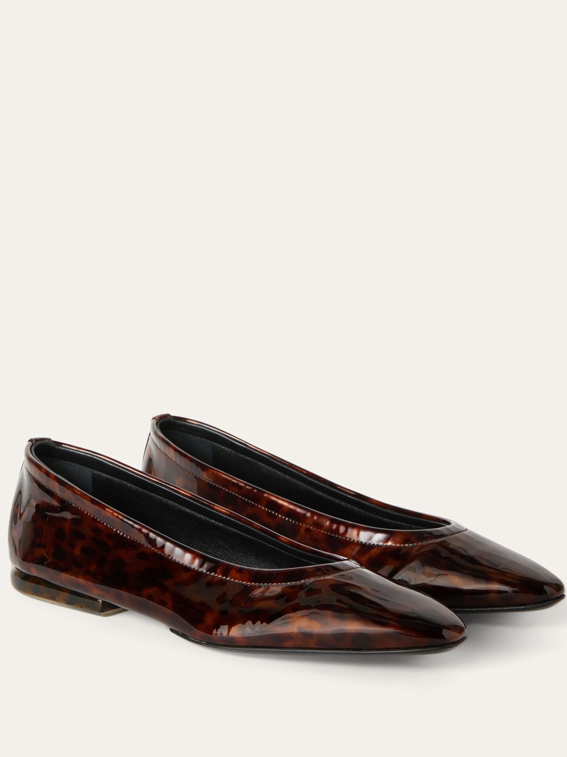Loro Piana patent leather ballet flats