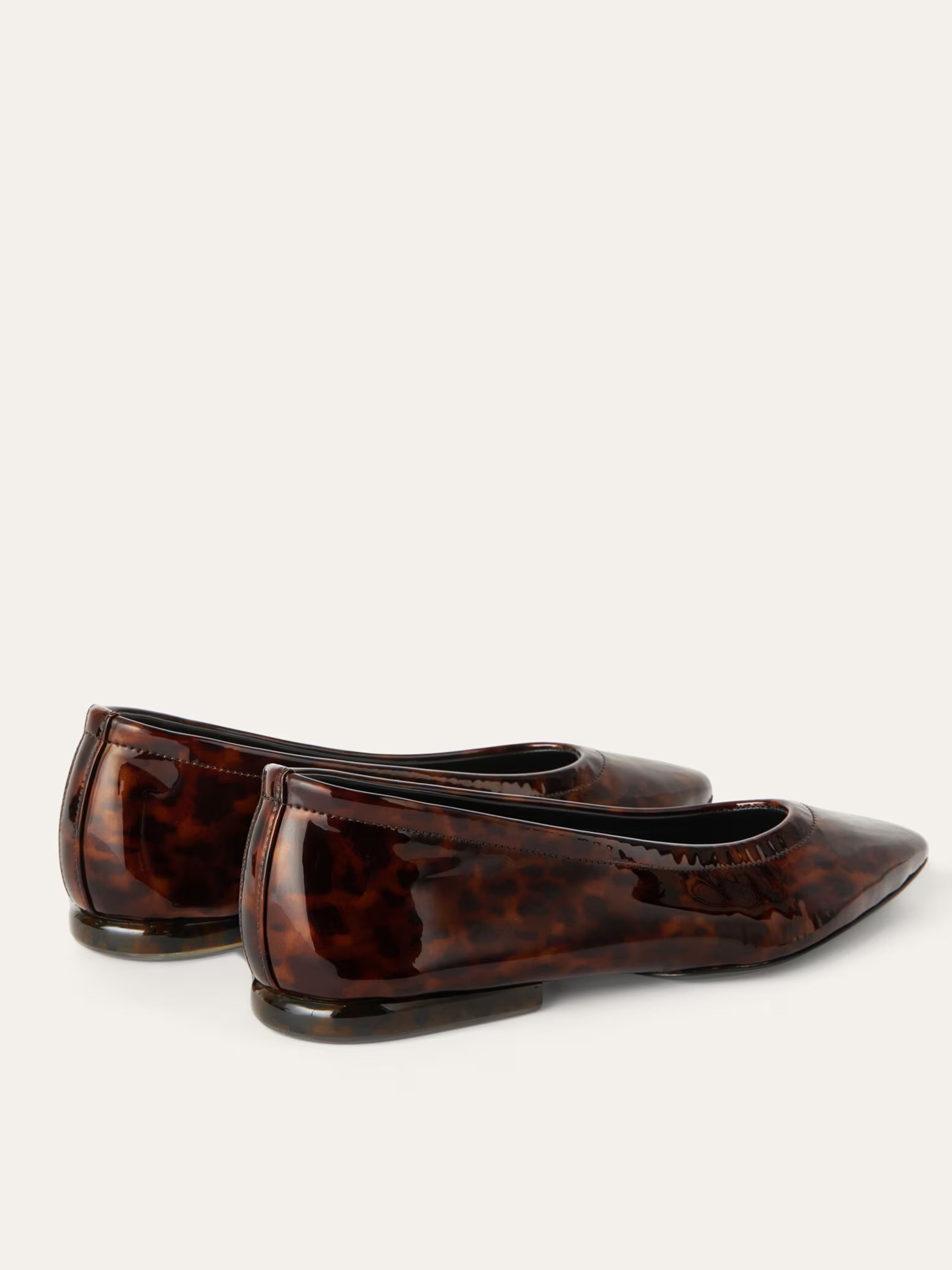 Loro Piana patent leather ballet flats