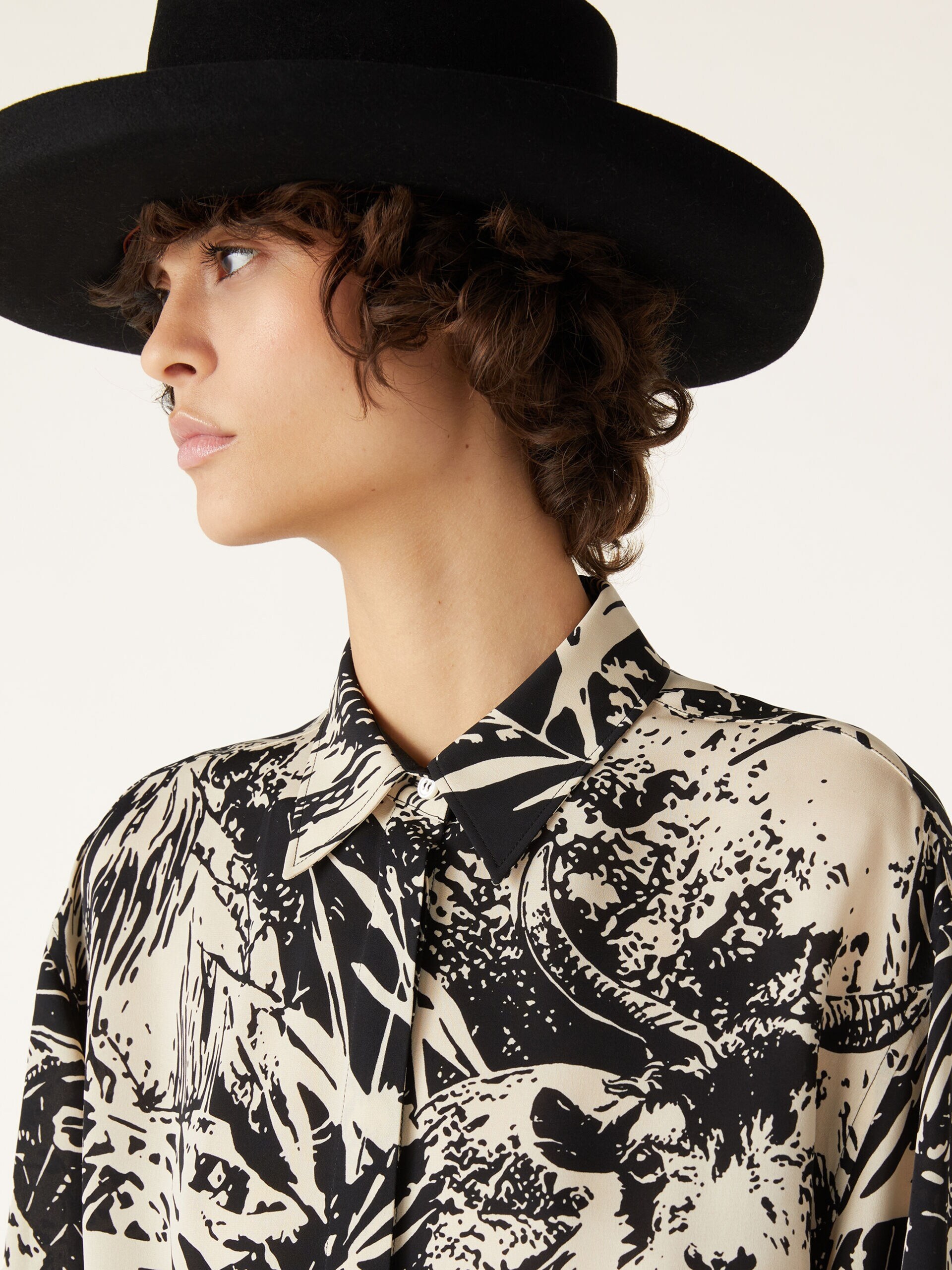 Loro Piana loose-fit silk shirt