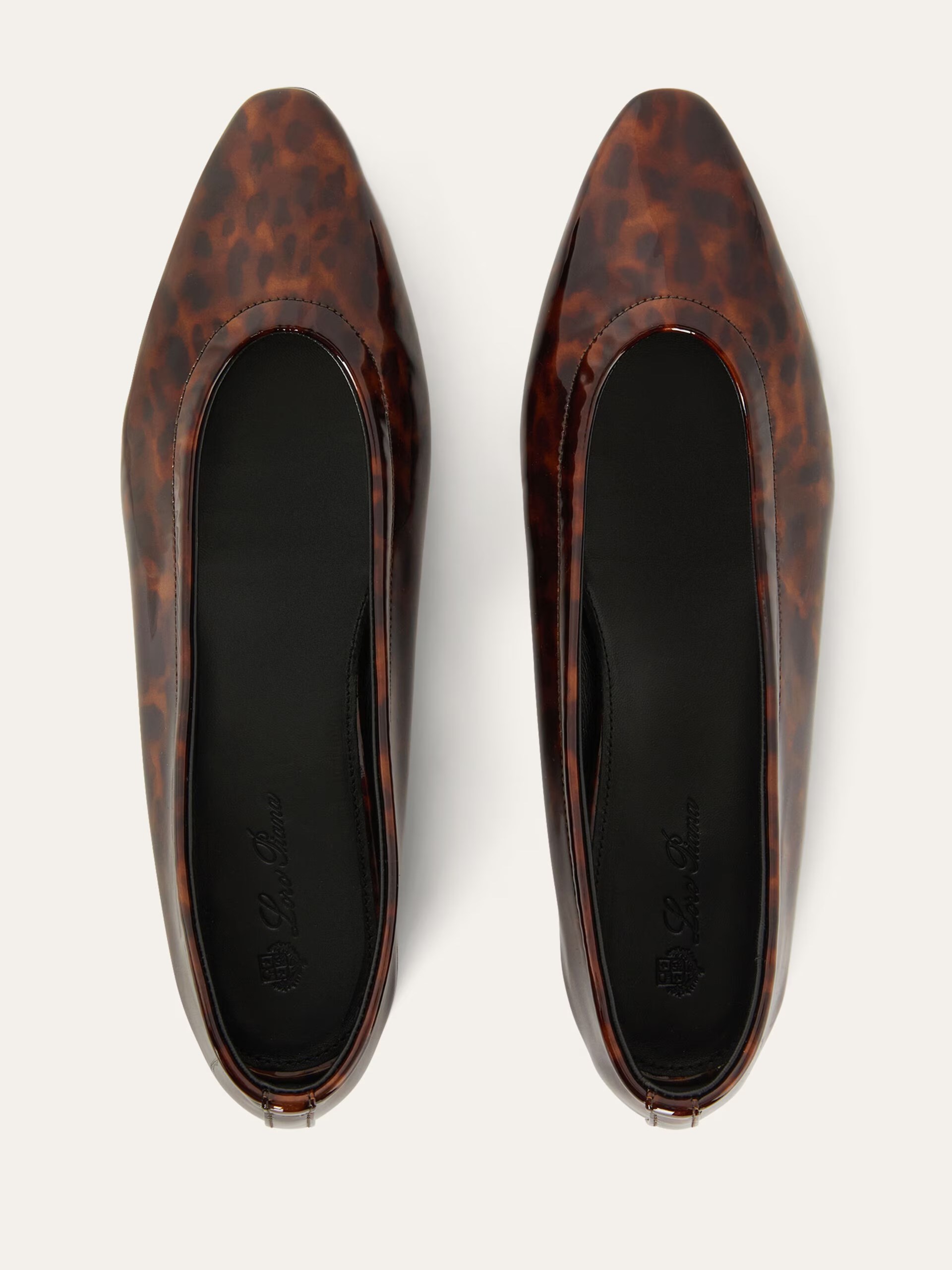 Loro Piana patent leather ballet flats