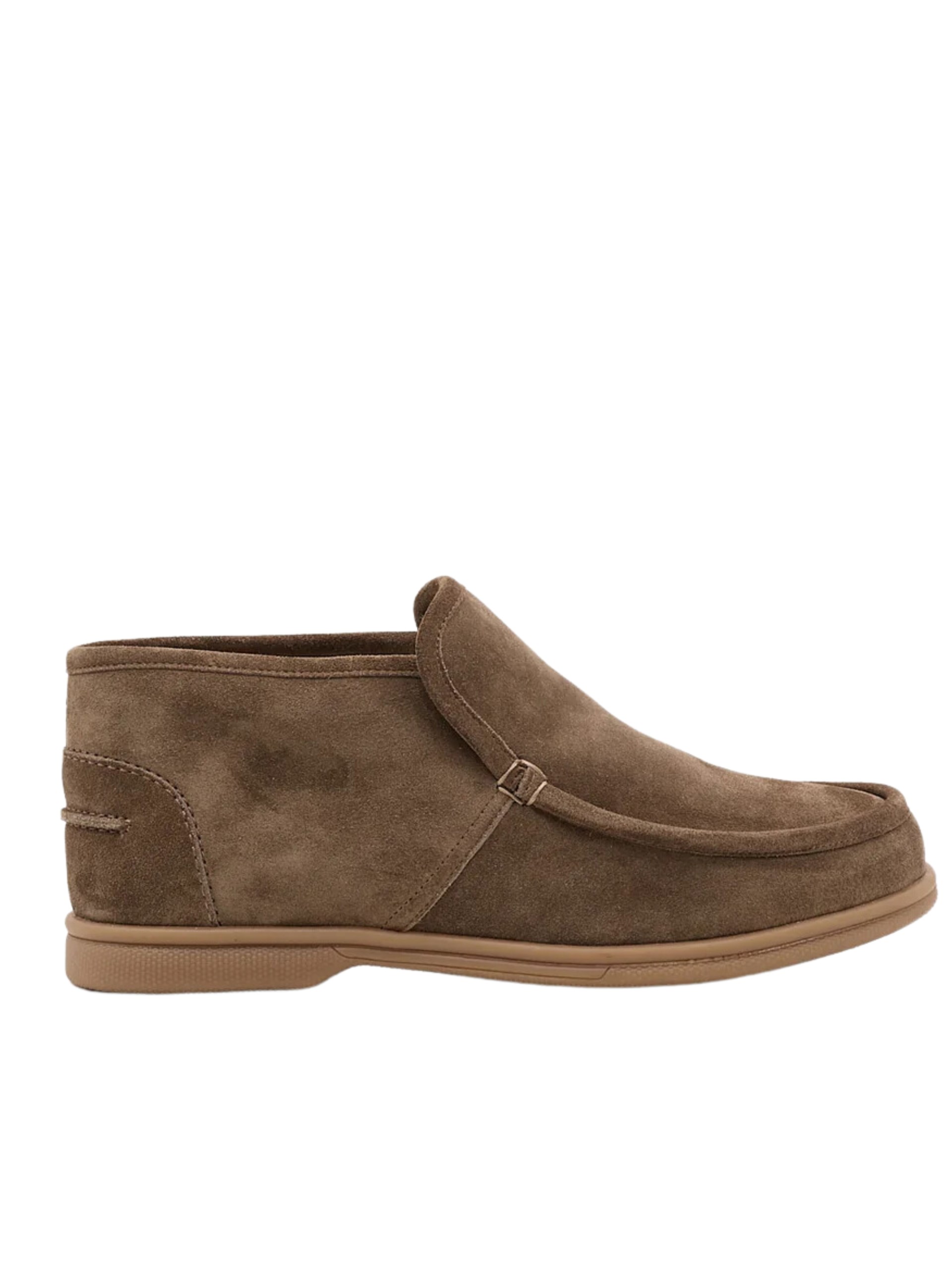 Yves Salomon Men's brown insulated suede boots