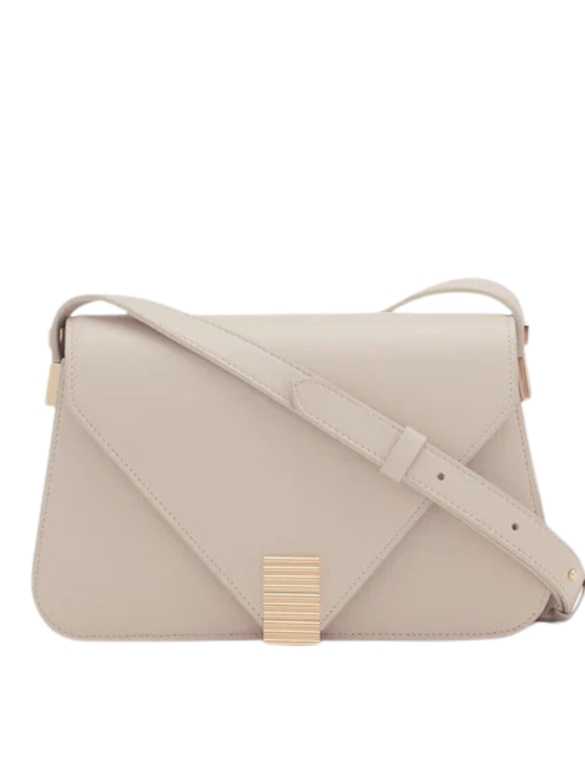 Beige Lanvin Concerto Аrpège bag with leather