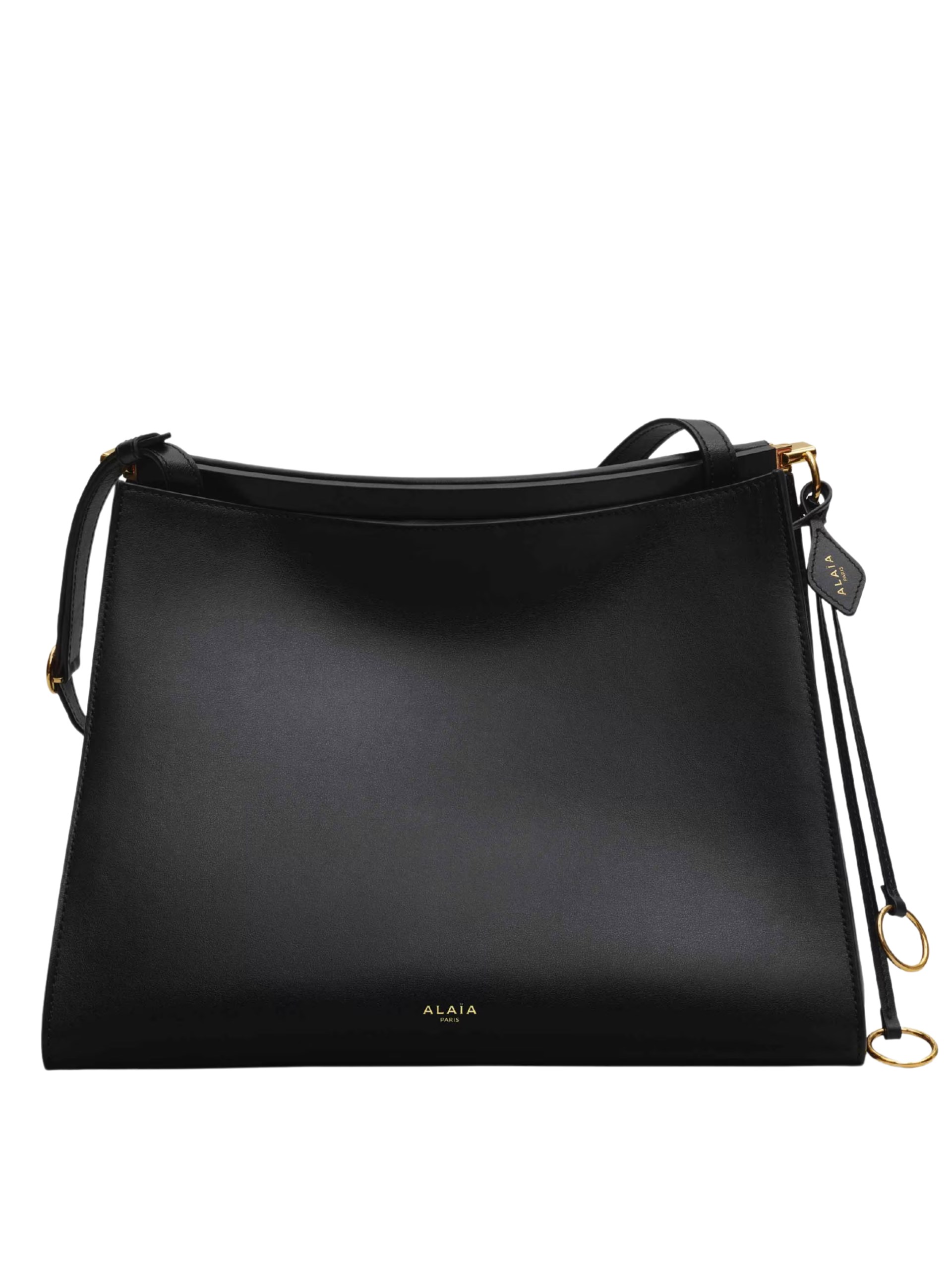Black Alaia LE CLICK MEDIUM bag with gold hardware