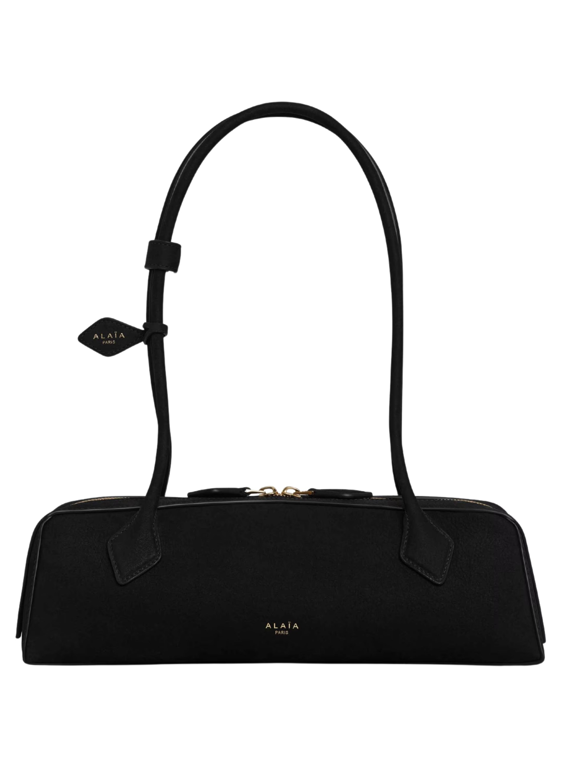 Black Alaia LE TECKEL MEDIUM leather bag
