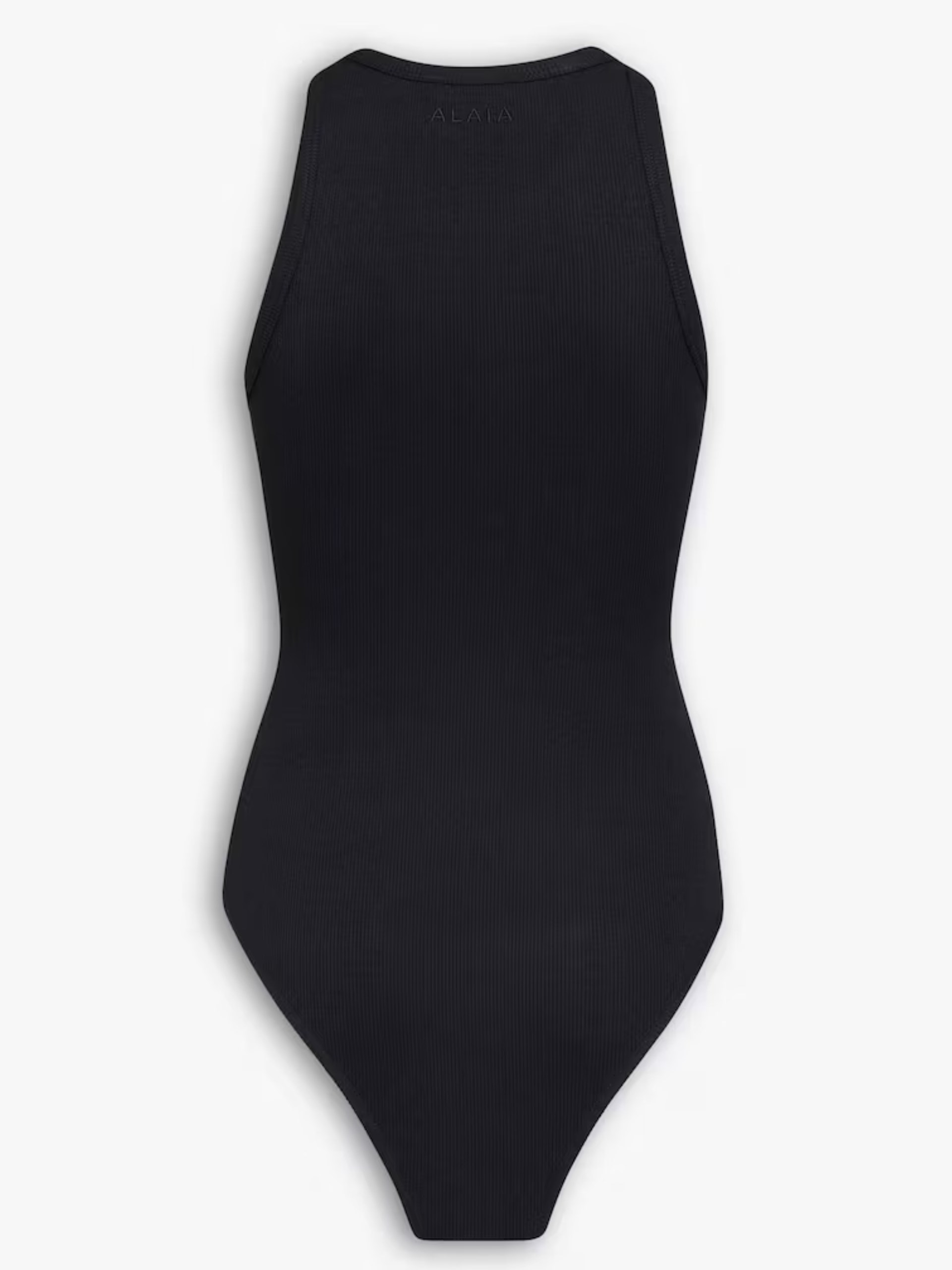 Black ribbed bodysuit Alaia