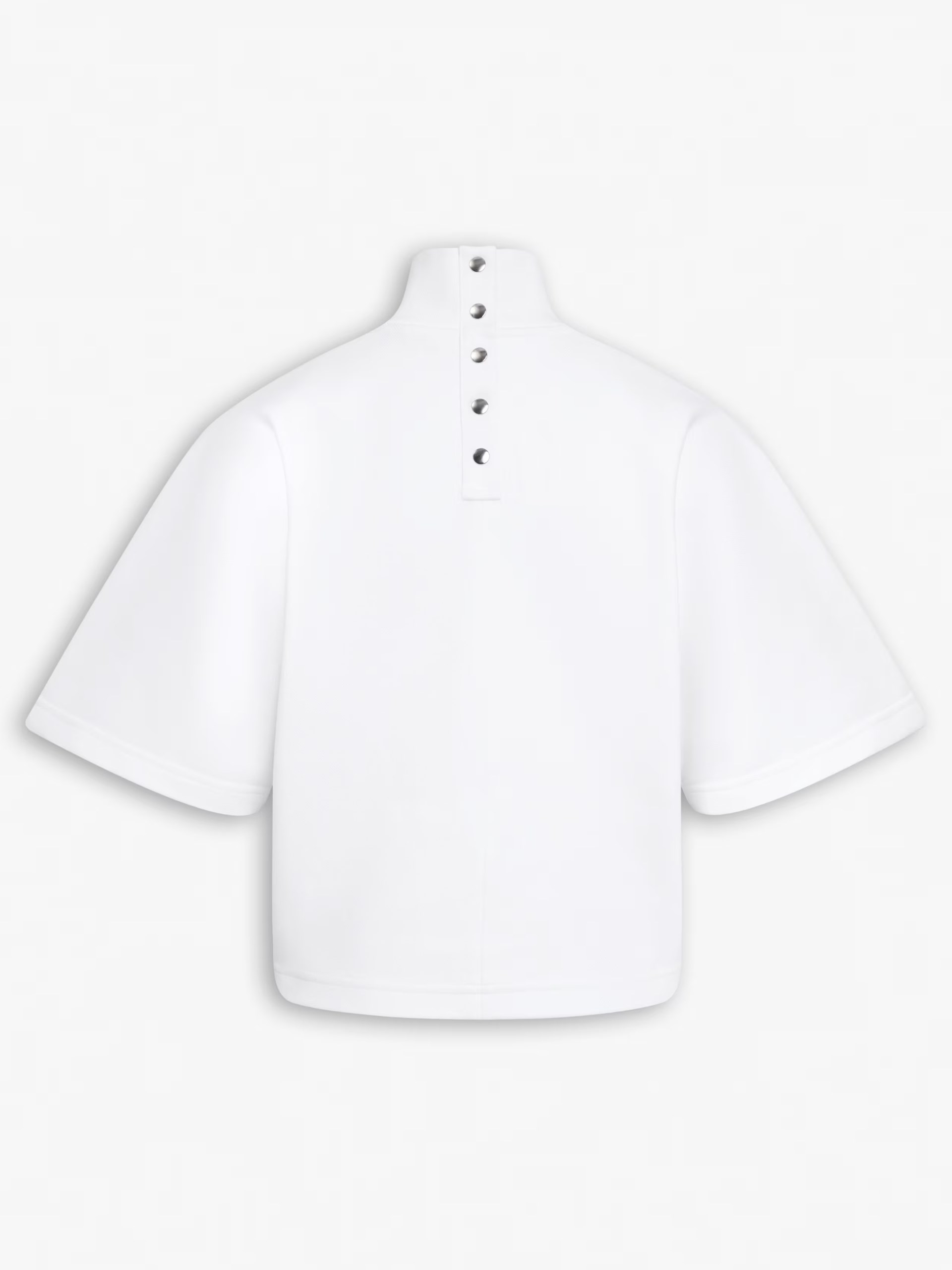 White Alaia high neck T-shirt