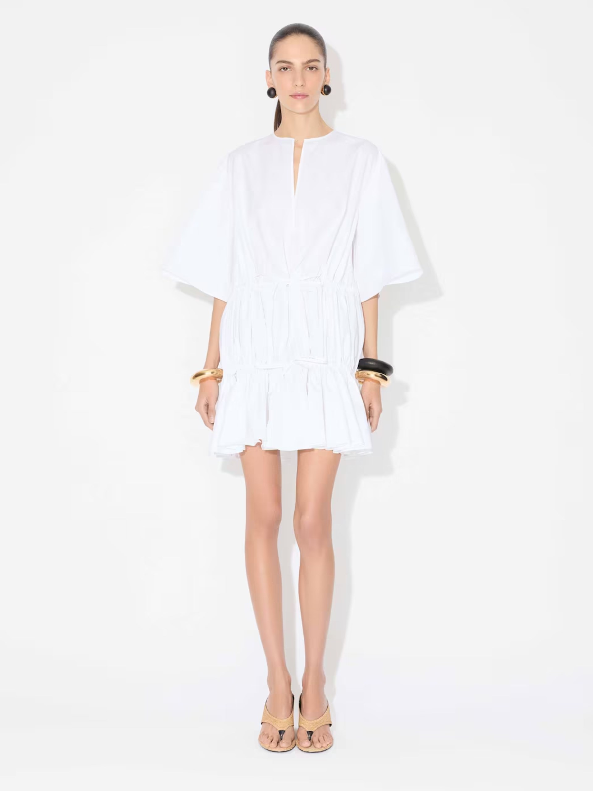 White cotton dress by Alaia