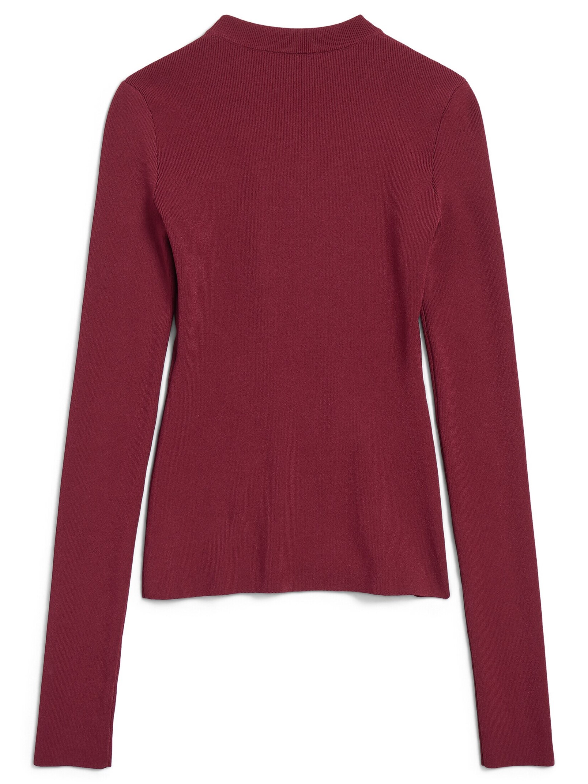 Balenciaga burgundy longsleeves with contrast logo