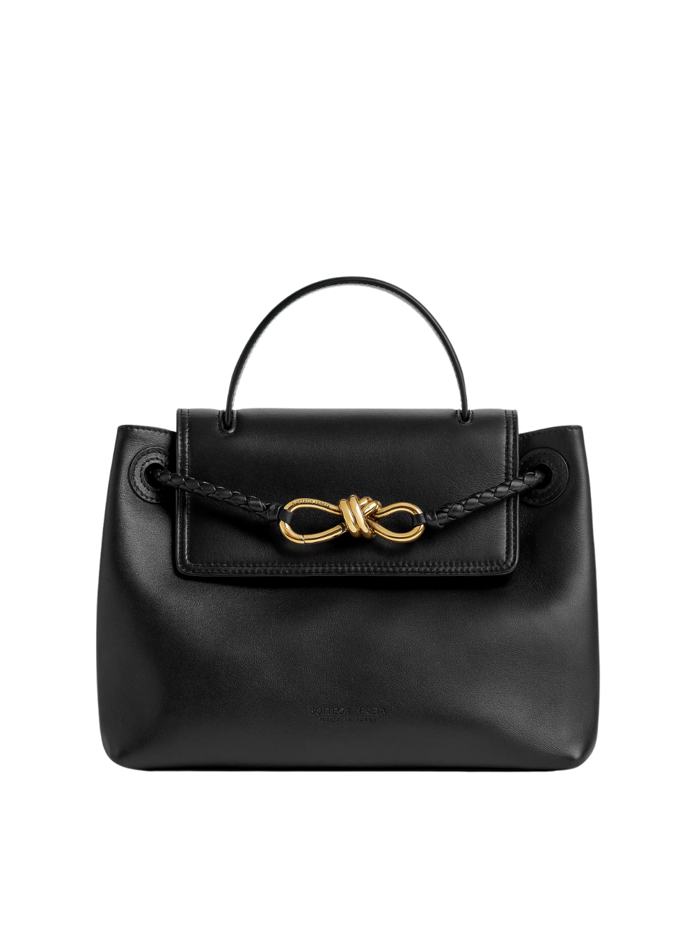 Чорна сумка Bottega Veneta Ciao Ciao Small з гладкої шкіри