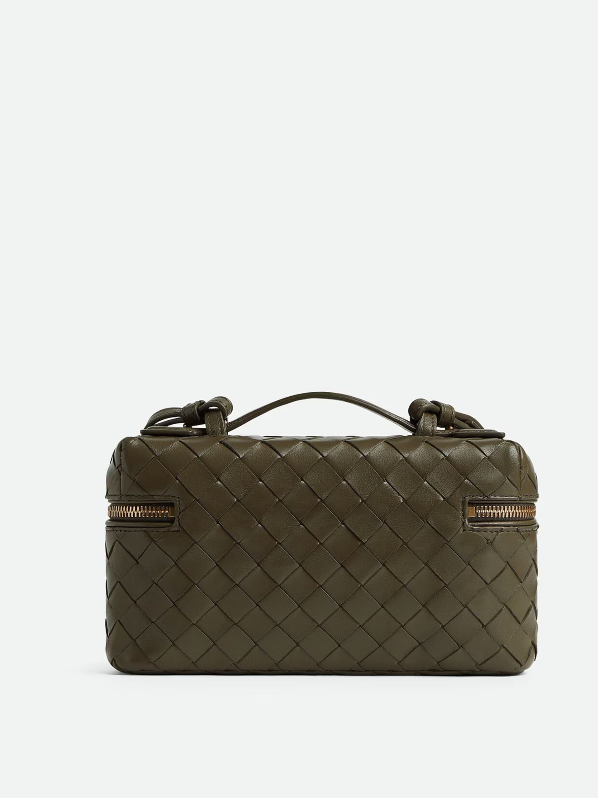 Bottega Veneta Bang Bang Khaki Bag in Soft Intrecciato Leather