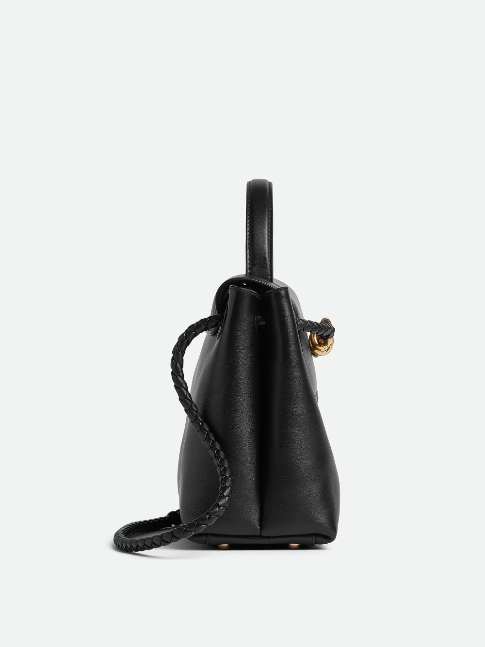 Чорна сумка Bottega Veneta Ciao Ciao Small з гладкої шкіри