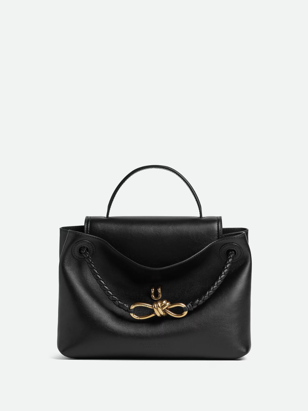 Чорна сумка Bottega Veneta Ciao Ciao Small з гладкої шкіри