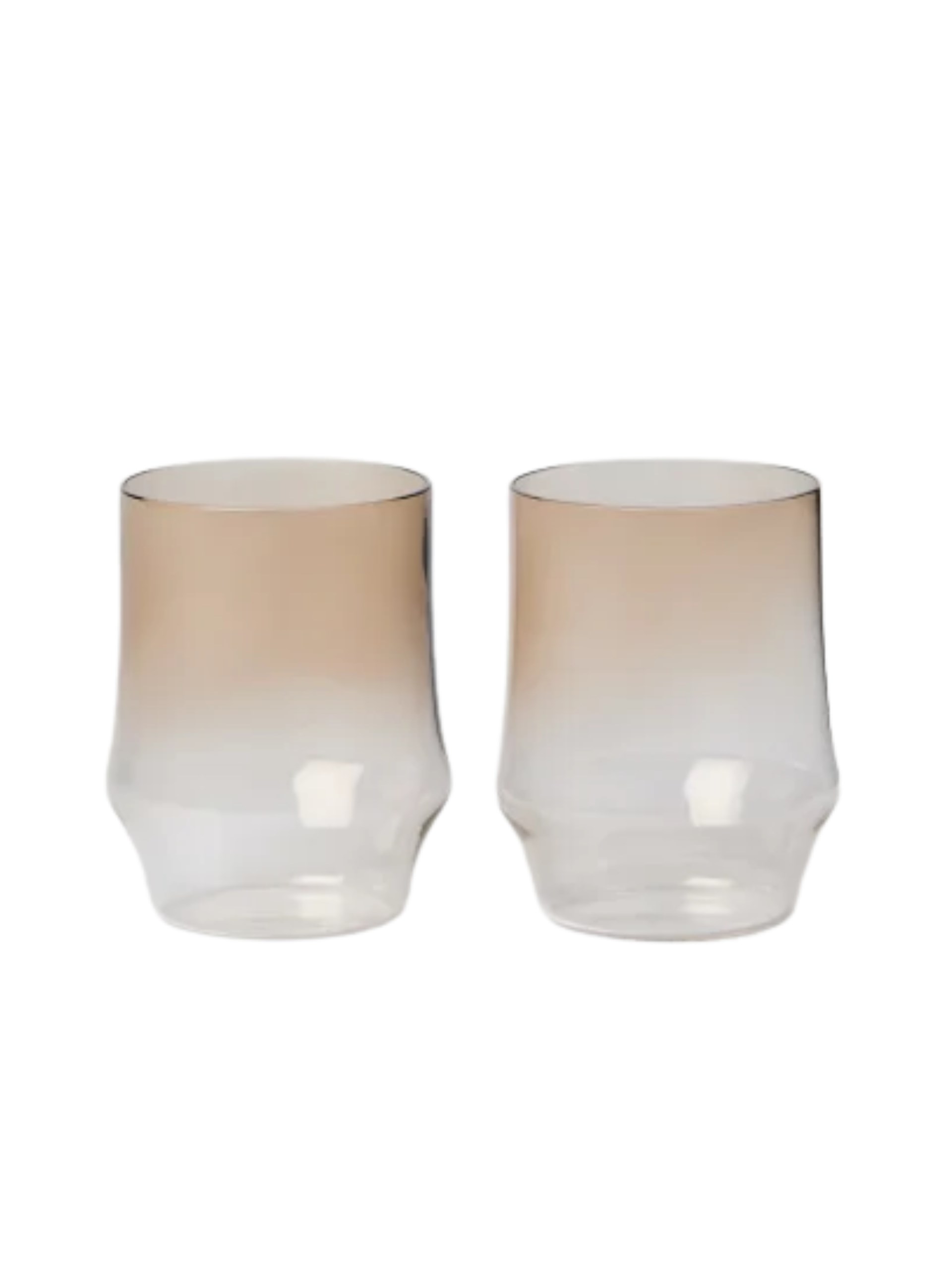 Pair of Brunello Cucinelli Murano glass glasses