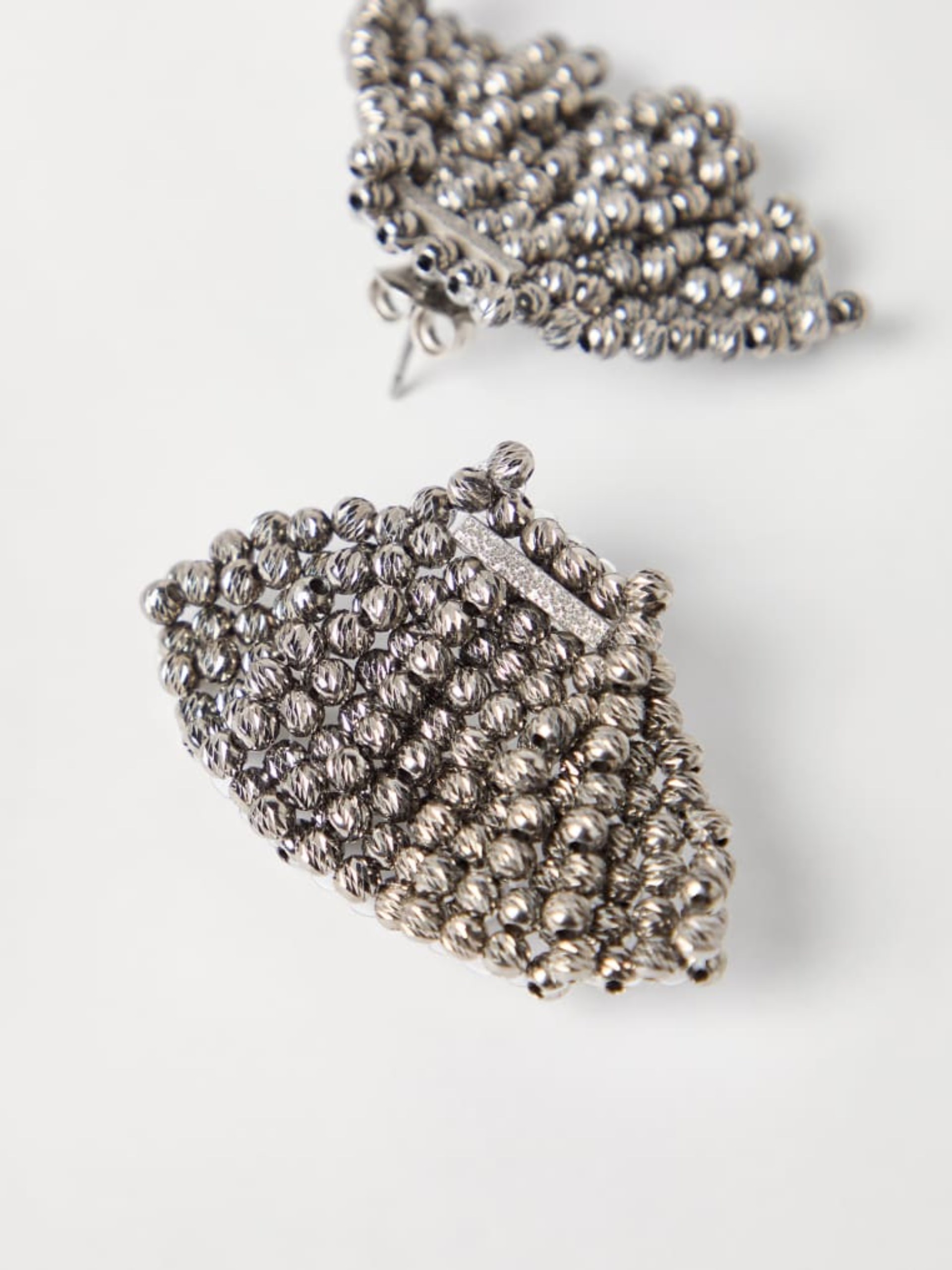 Brunello Cucinelli silver earrings made of 925 silver