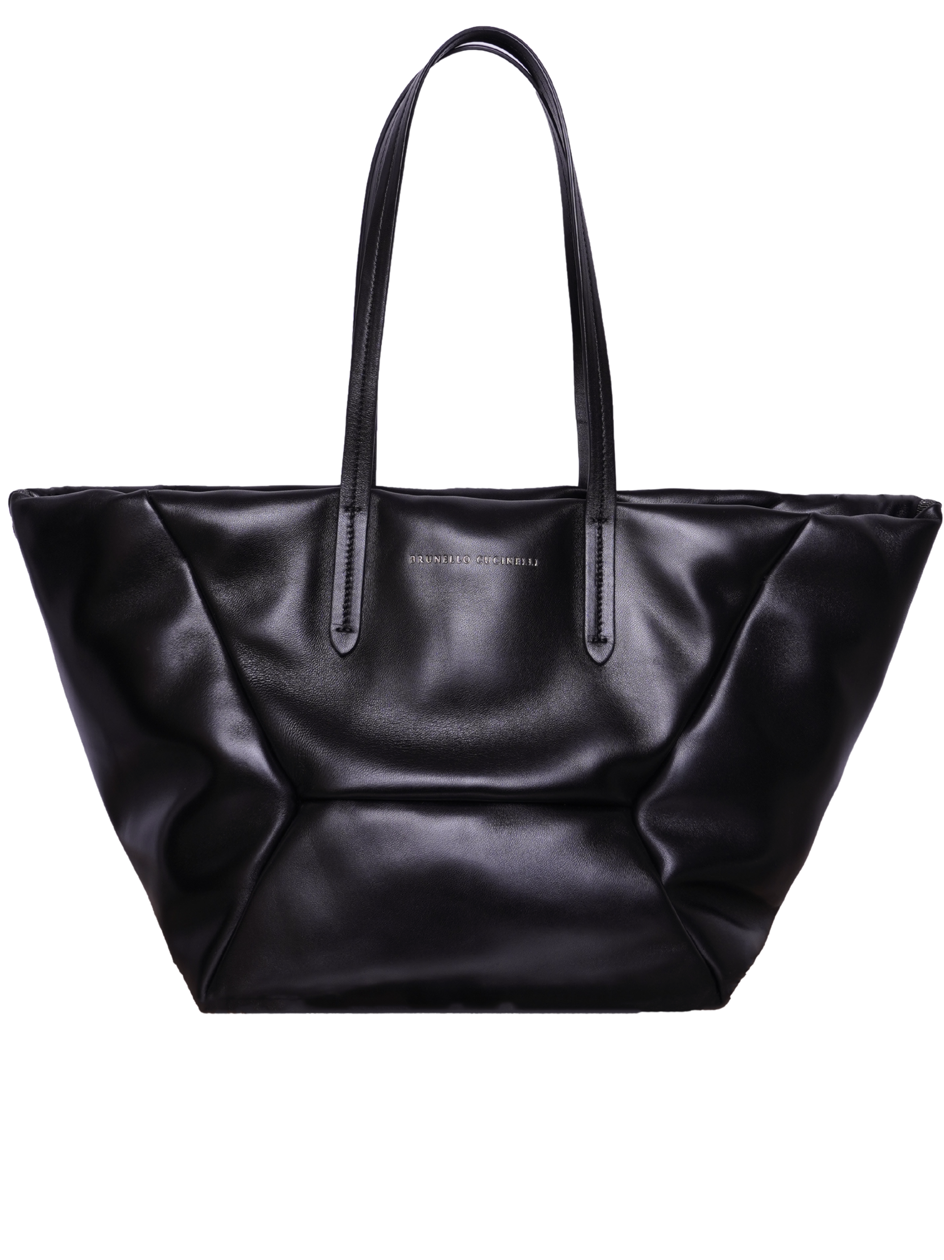 Brunello Cucinelli Duo black shopping bag