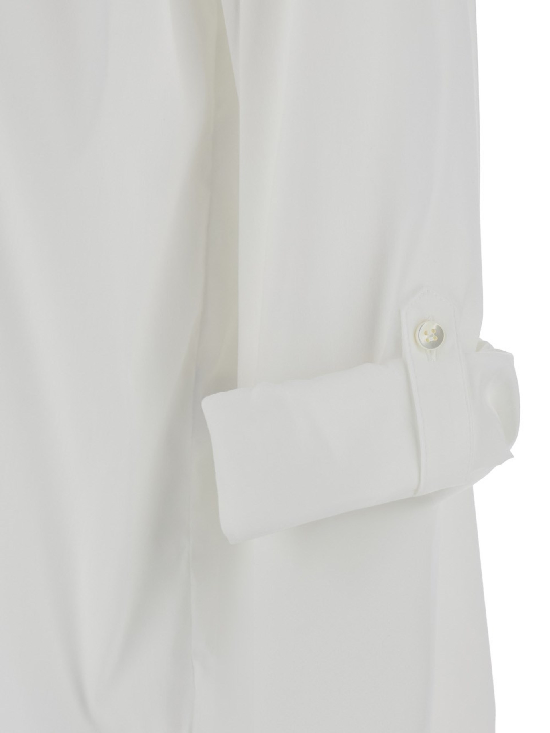 Brunello Cucinelli white oversized shirt with Monili detail