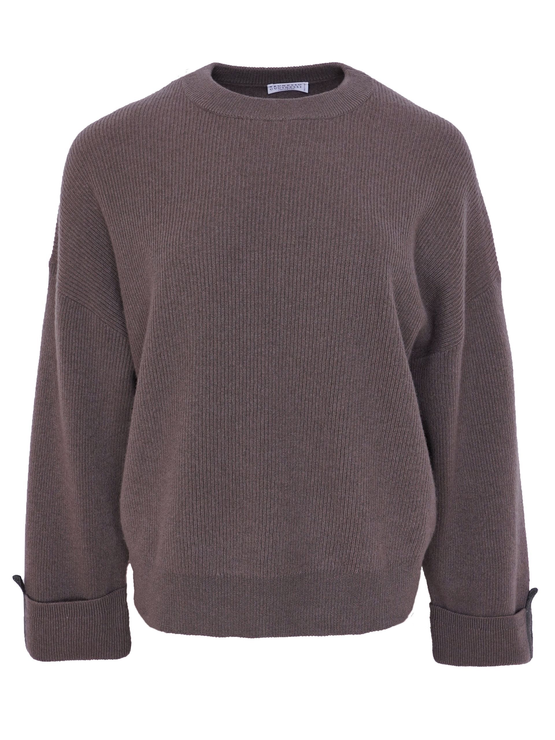 Brunello Cucinelli brown cashmere sweater