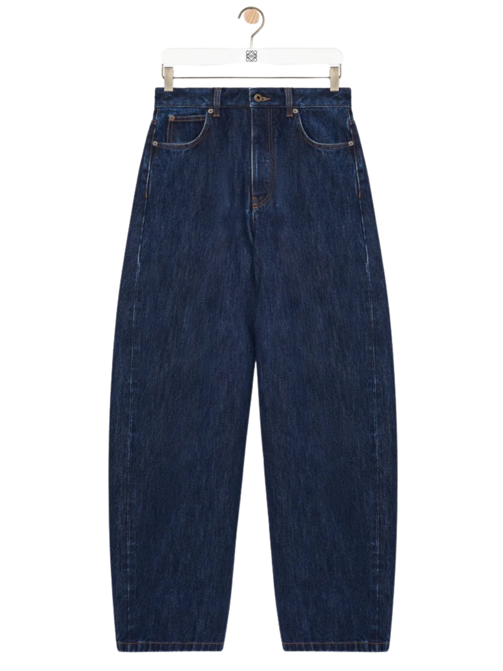 Men's Loewe navy blue loose-fit jeans