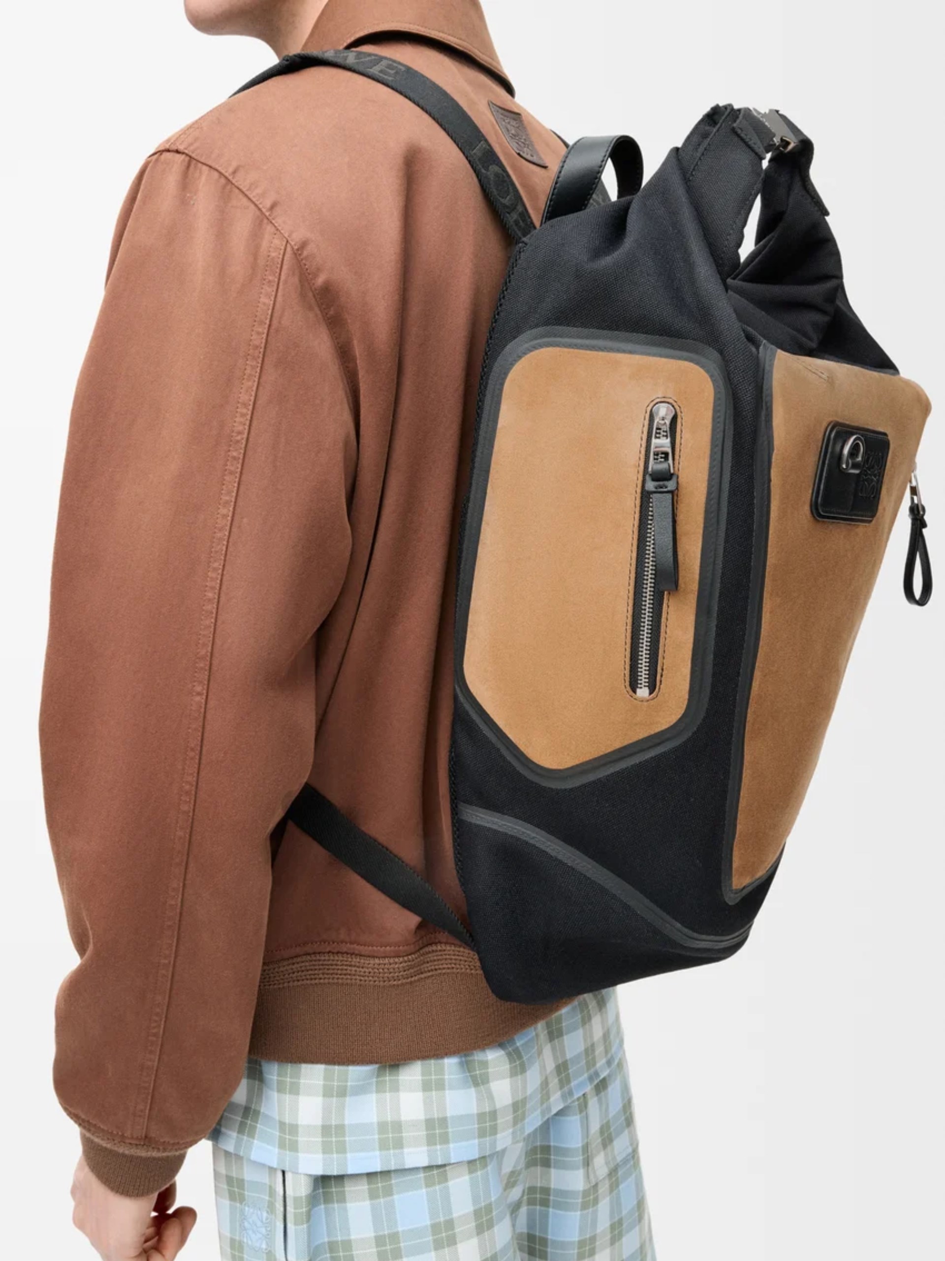 Loewe Flex men's backpack made of combined fabrics