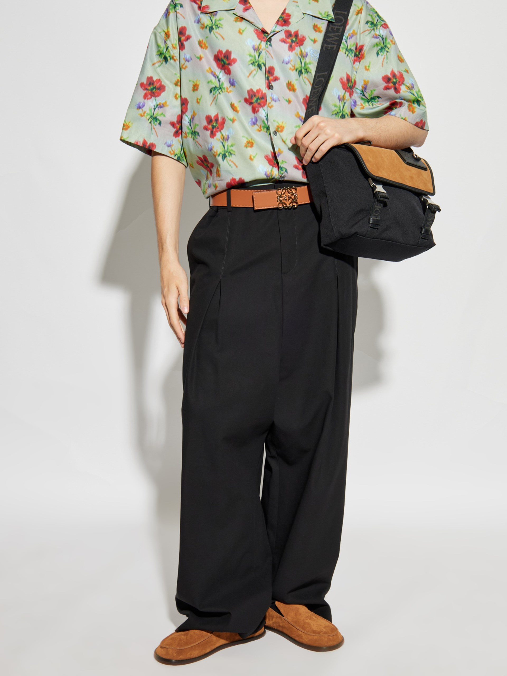Men's black Loewe cotton pants