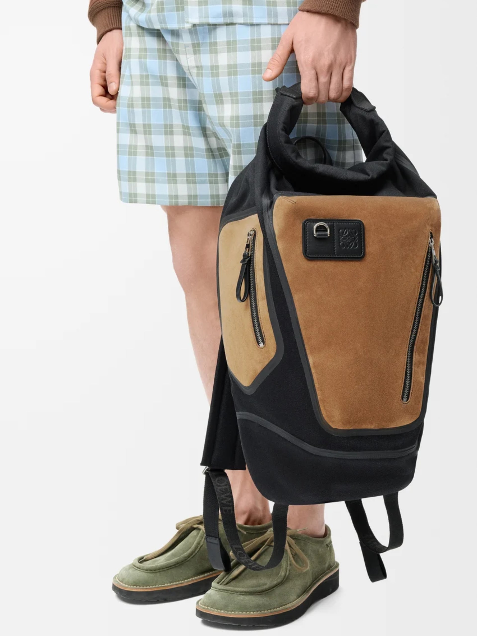 Loewe Flex men's backpack made of combined fabrics