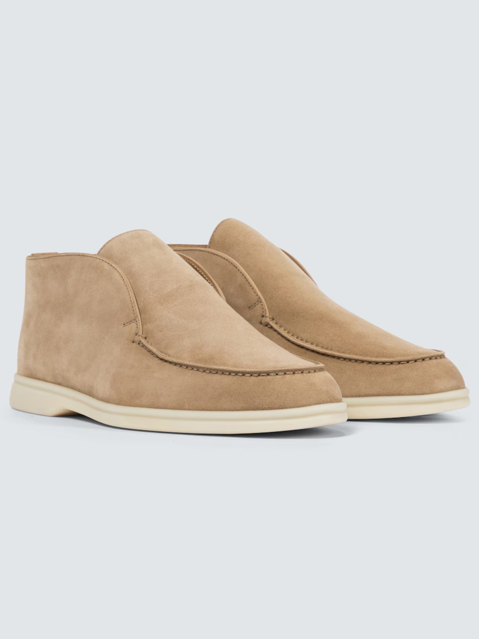 Men's light beige Loro Piana Open Walk shoes