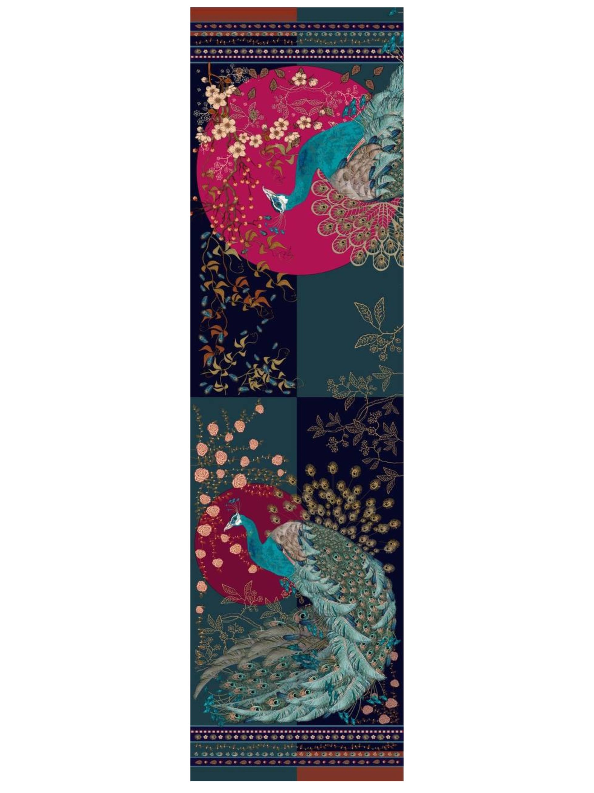 Park Avenue Atelier scarf with graphic designer pattern