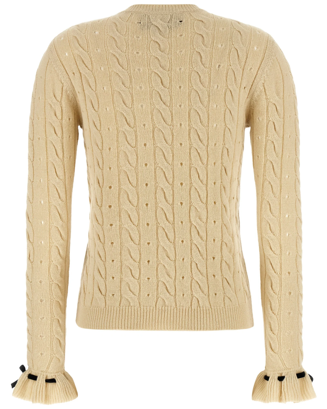 Valentino openwork wool sweater