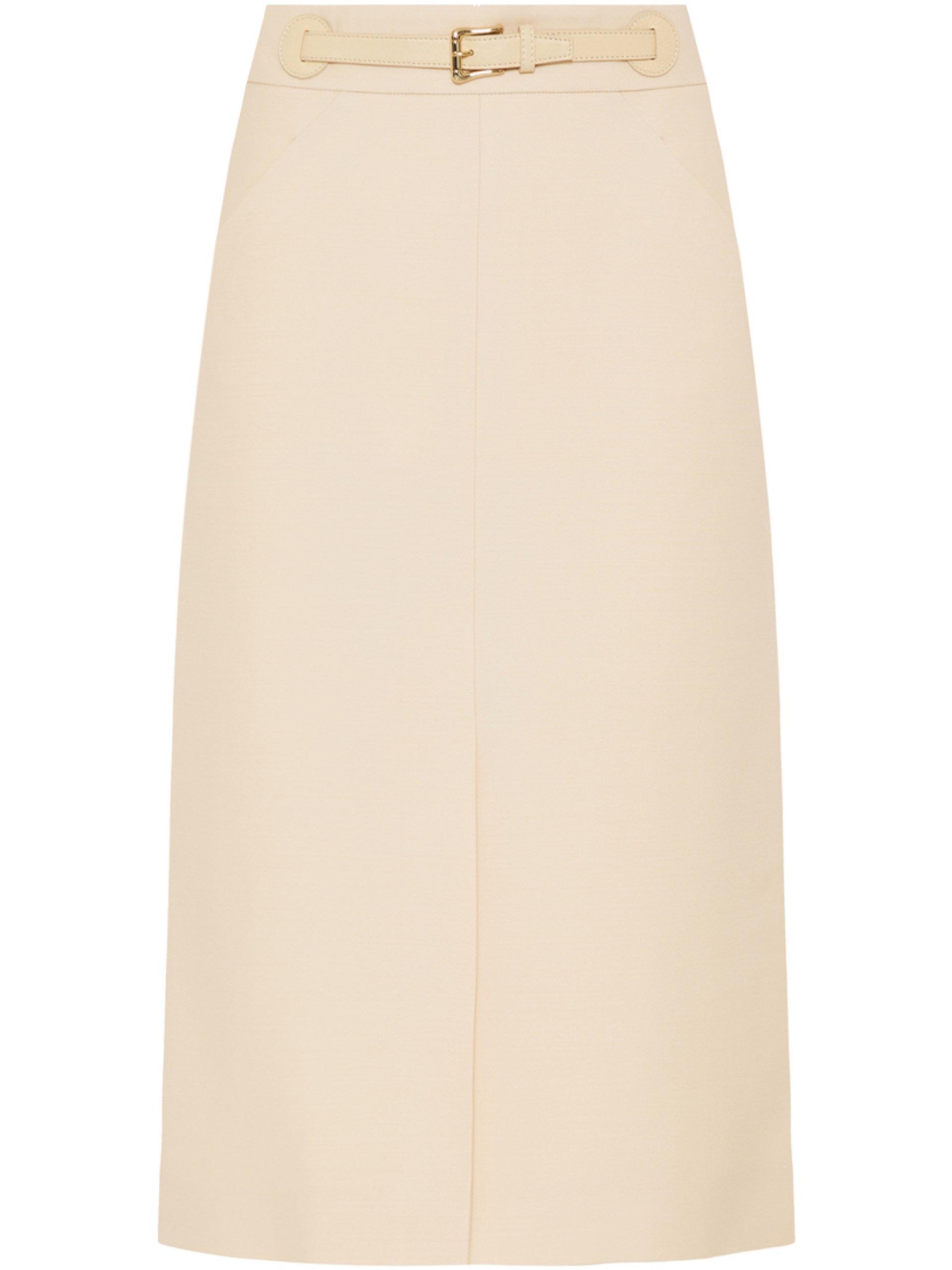Valentino beige mini skirt with leather strap