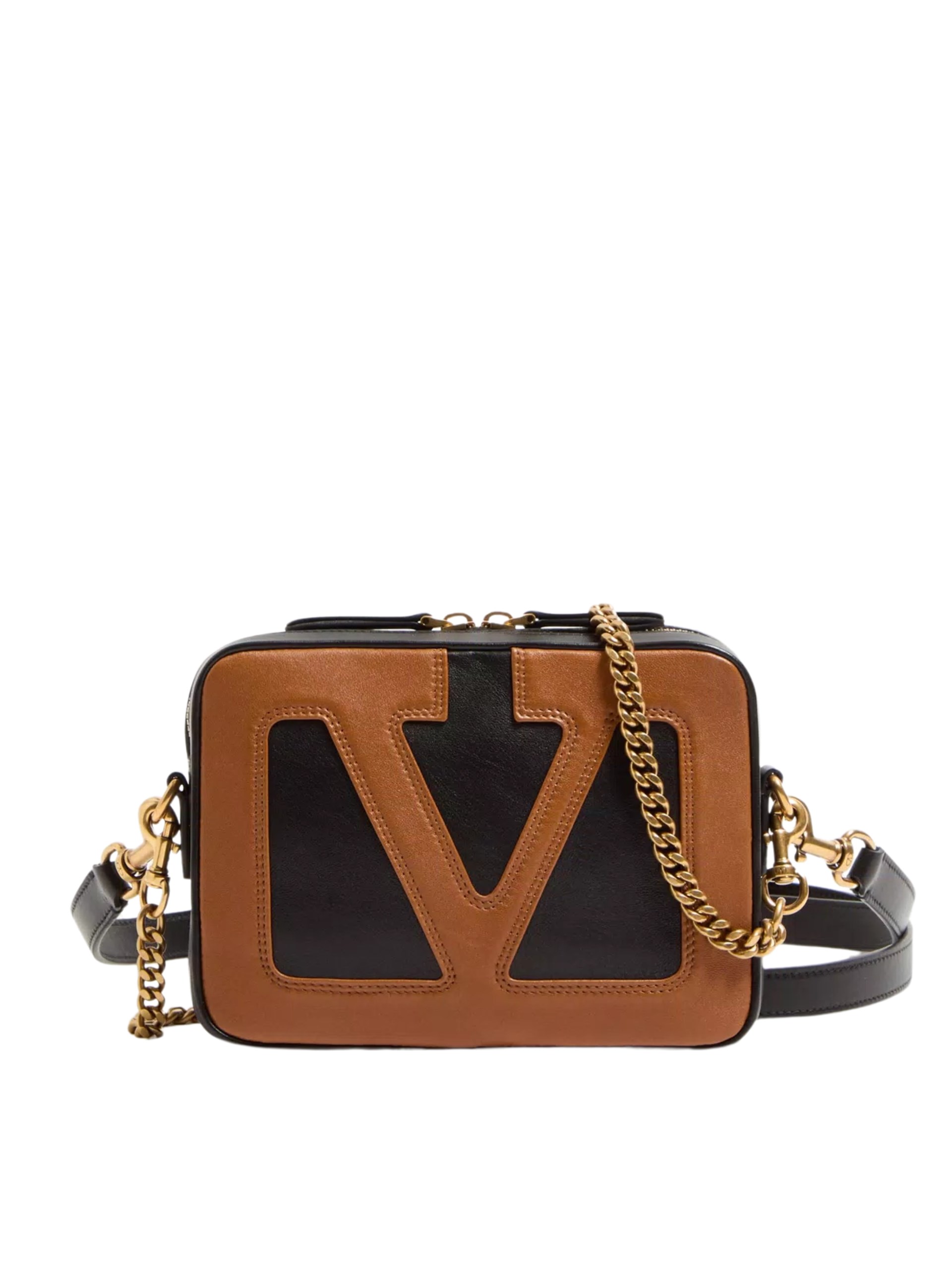 Valentino Garavani Viva Superstar black leather bag