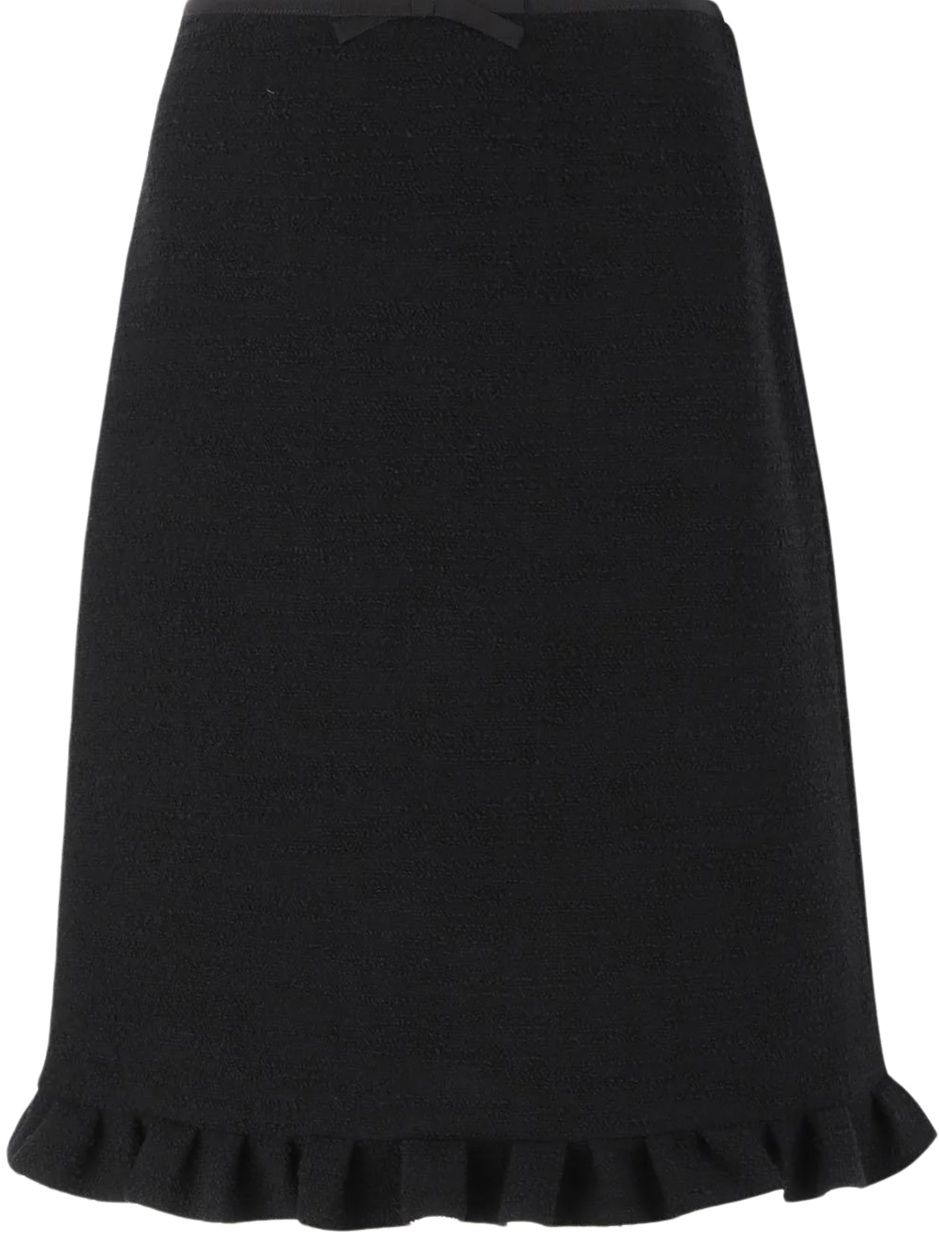 Valentino black skirt with ruffles