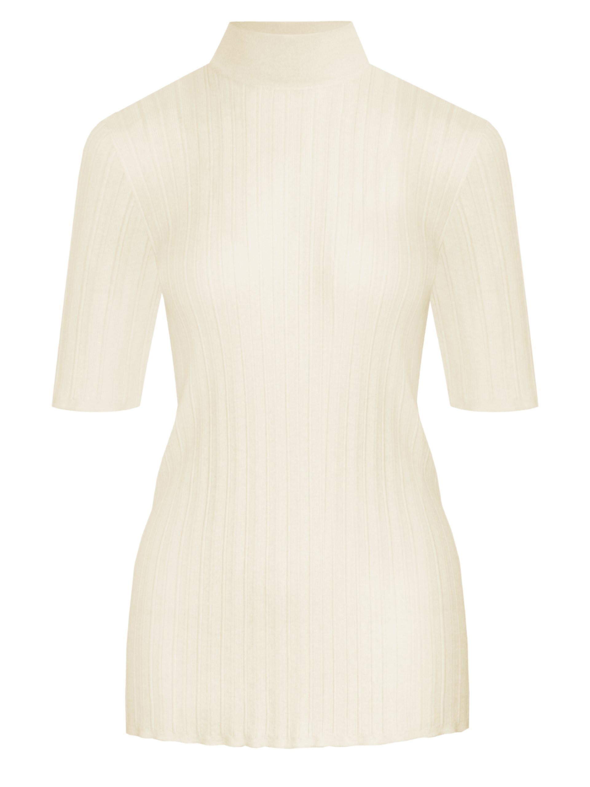 Malo ivory cashmere and silk turtleneck