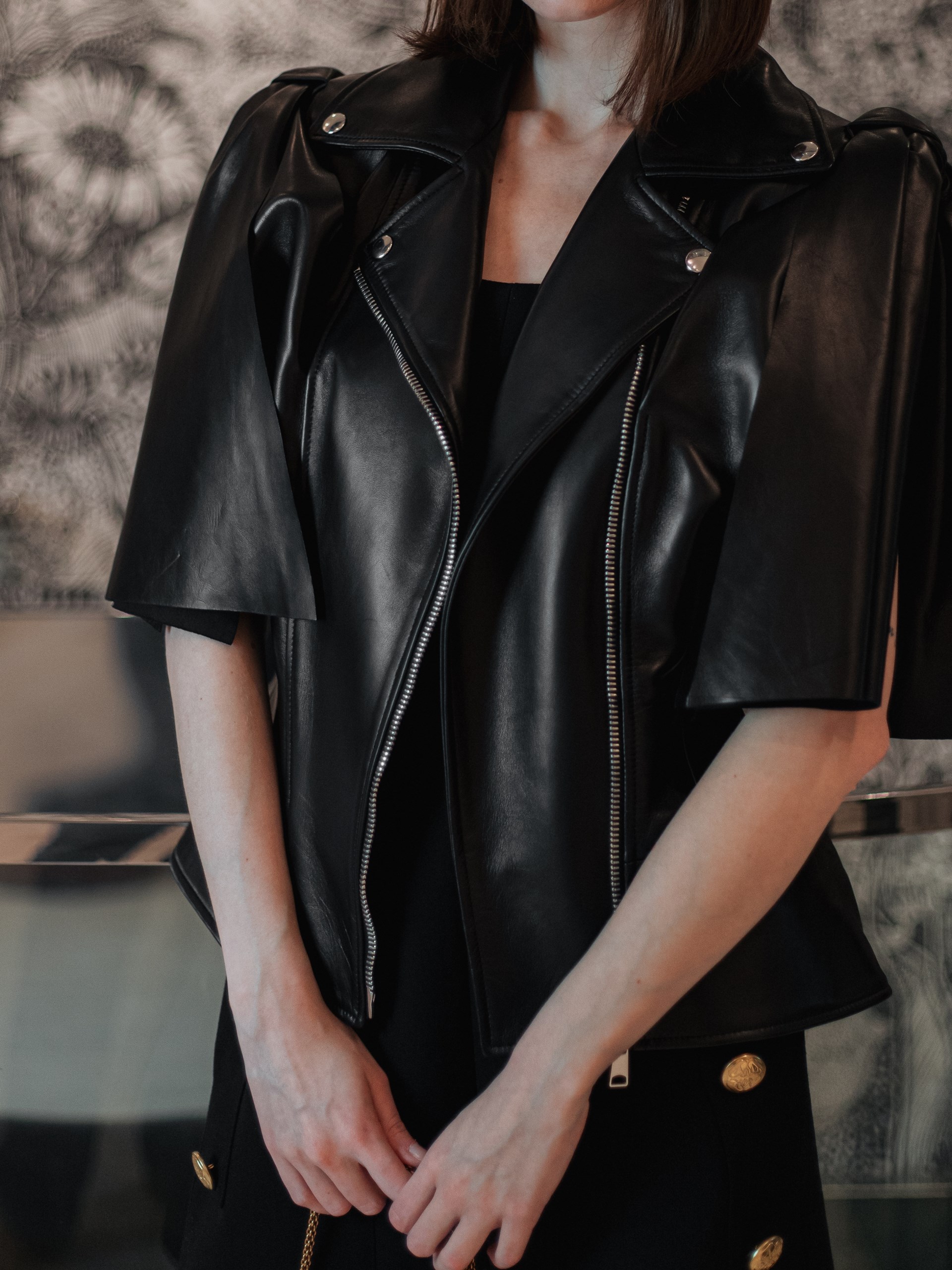 Alexander McQueen Short Sleeved Zipped Jacket