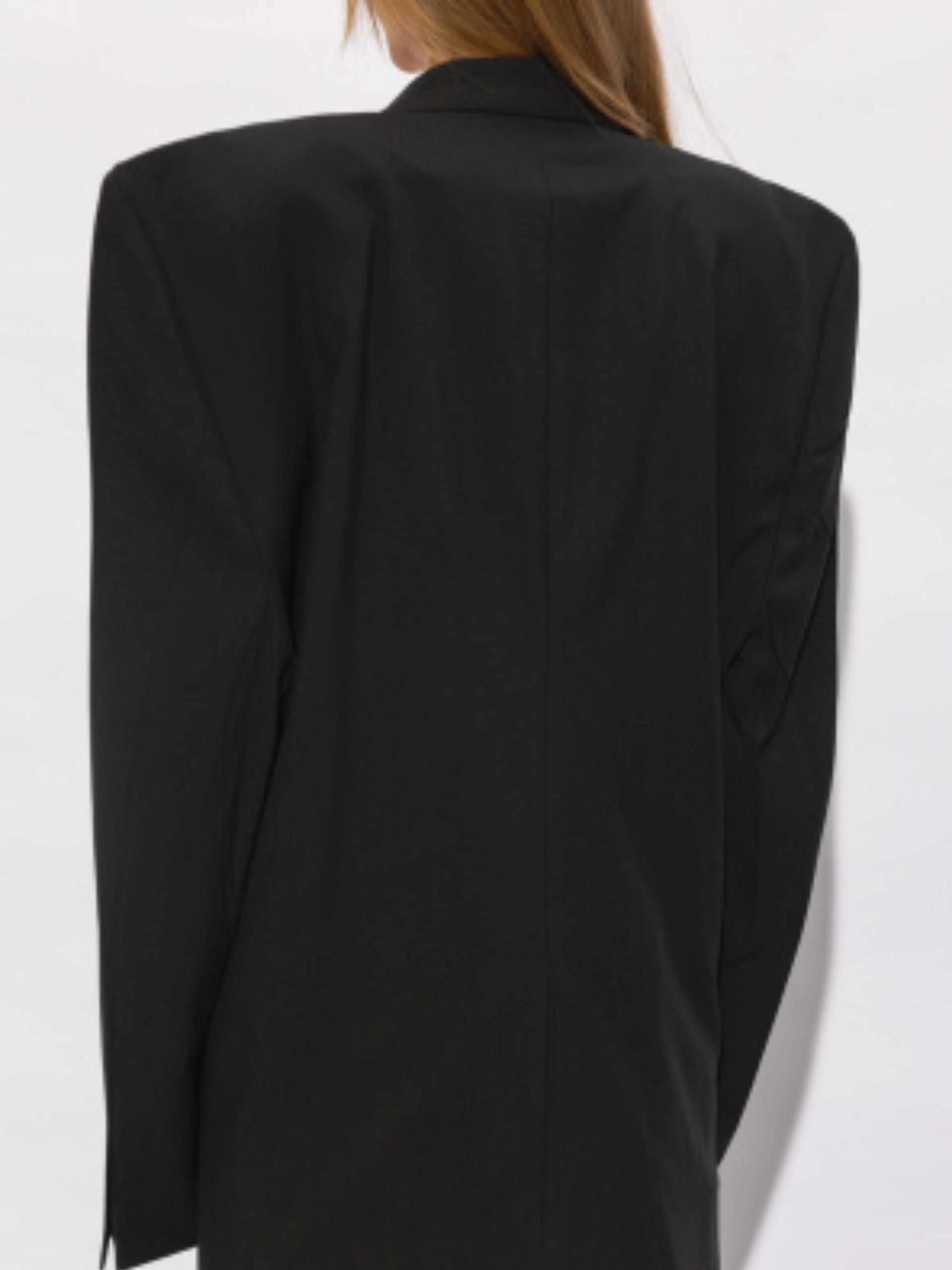 Balenciaga black oversized wool jacket