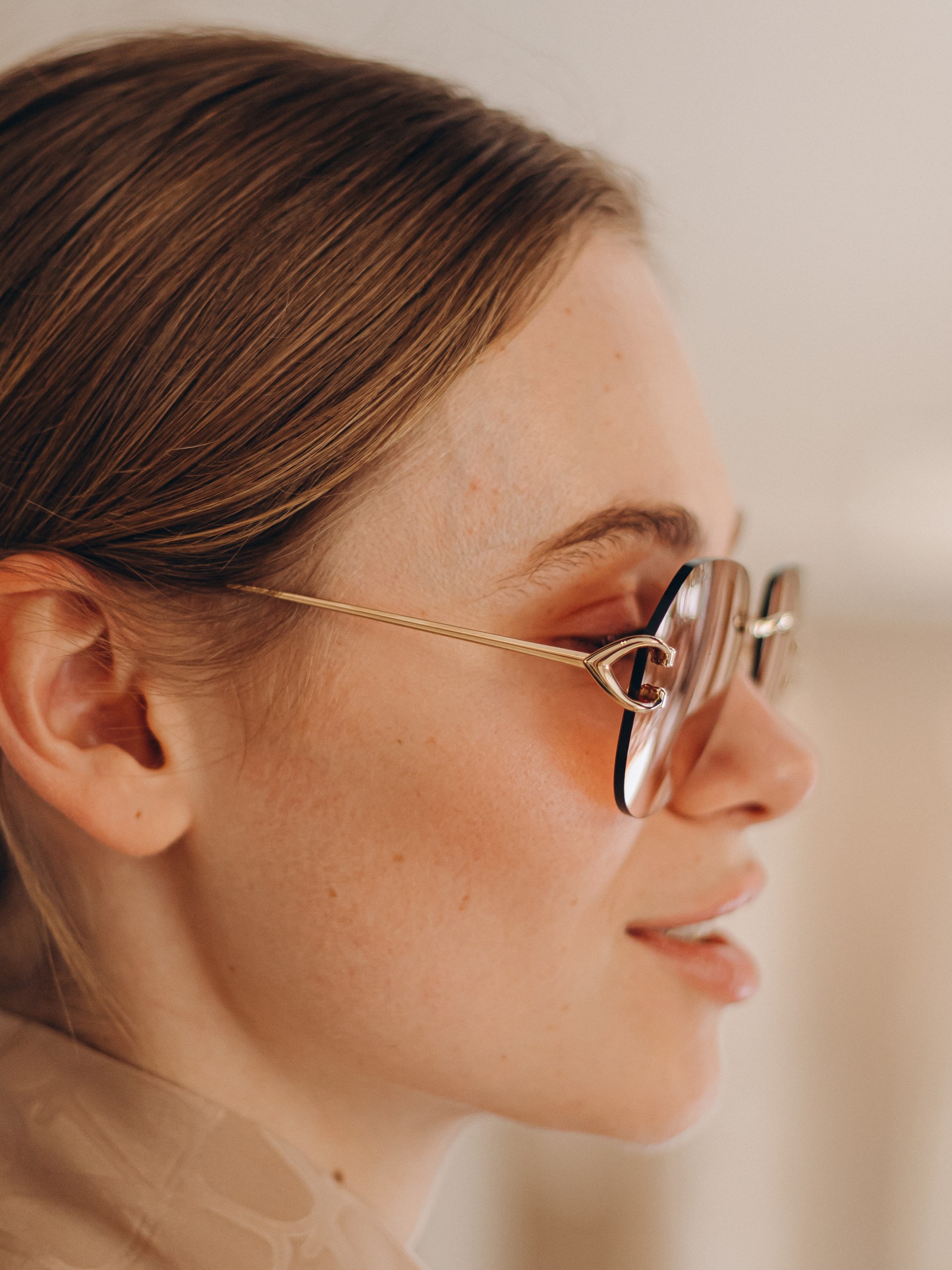 Cartier sunglasses with red lenses