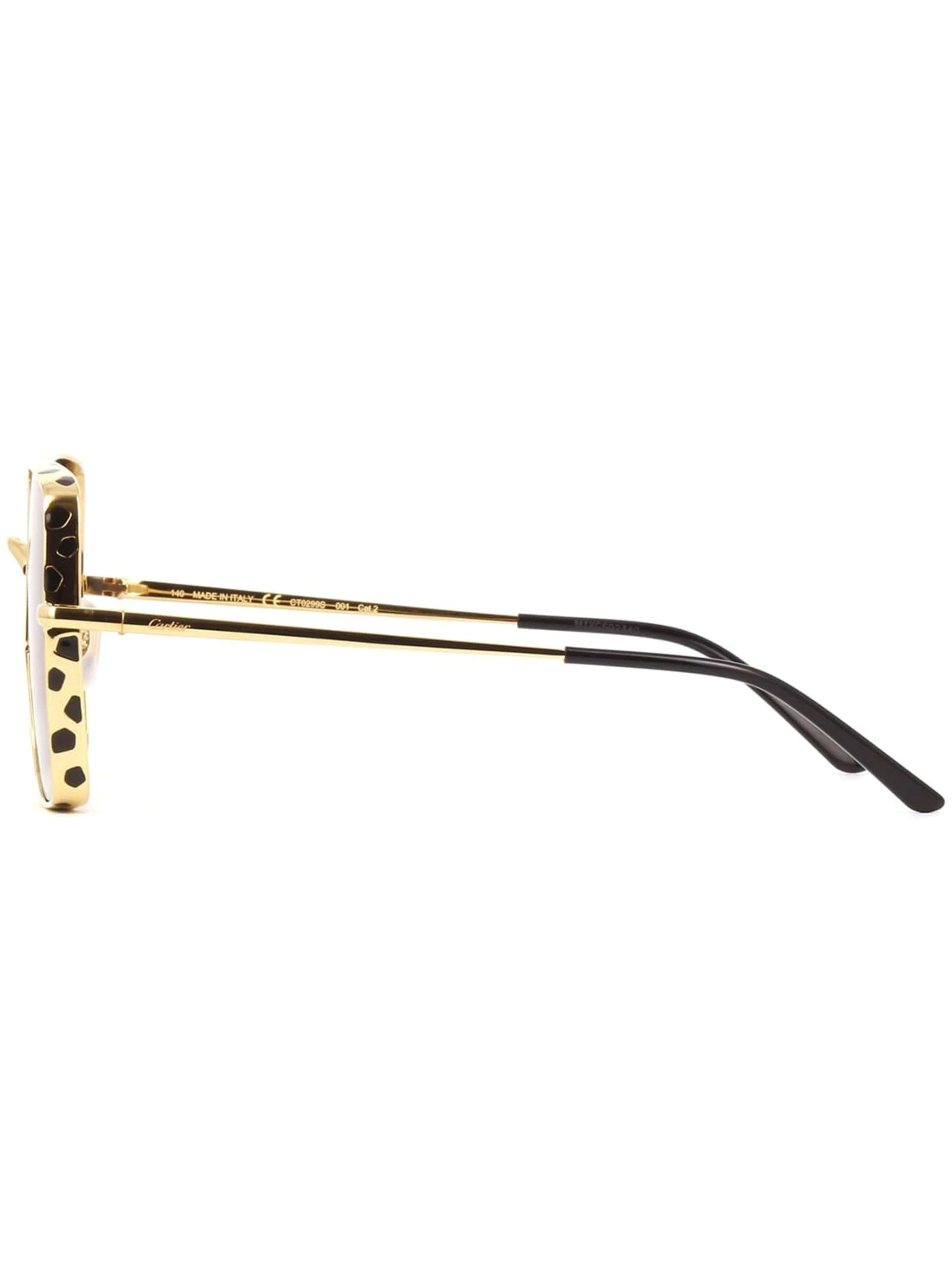 Cartier sunglasses with gray gradient lenses