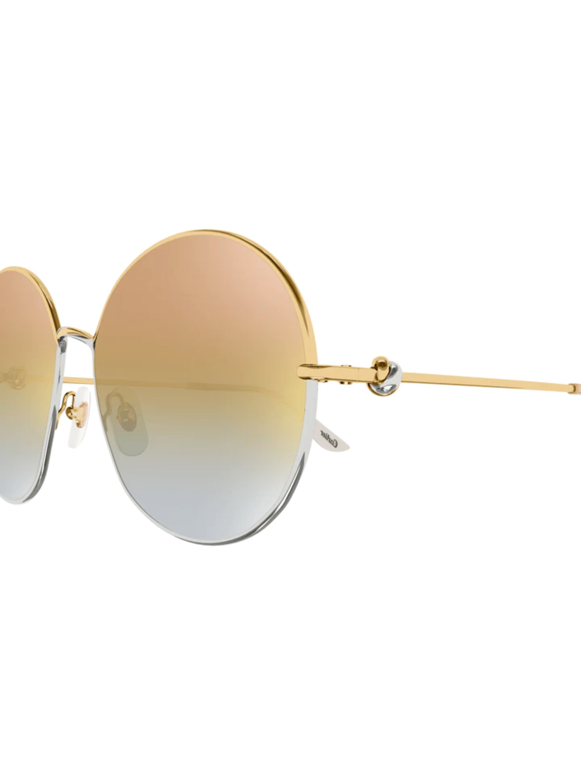 Cartier Trinity Ruban sunglasses with gold lenses