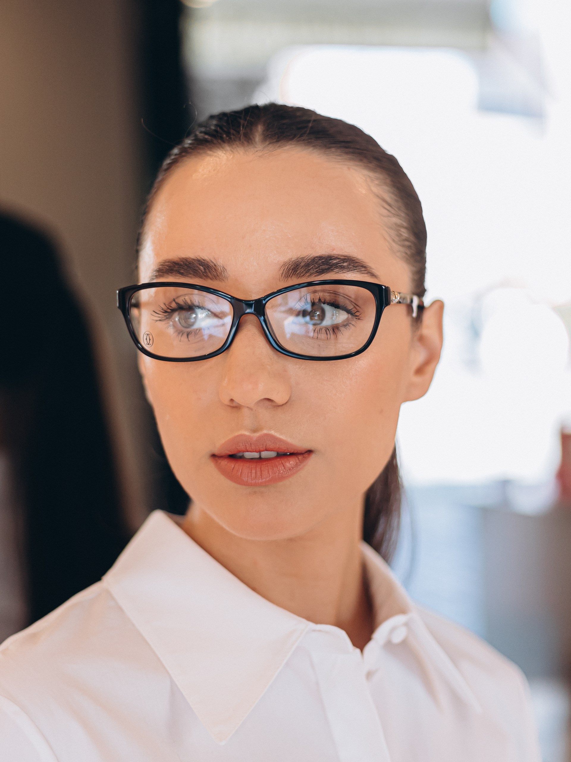 Cartier glasses with optical lenses