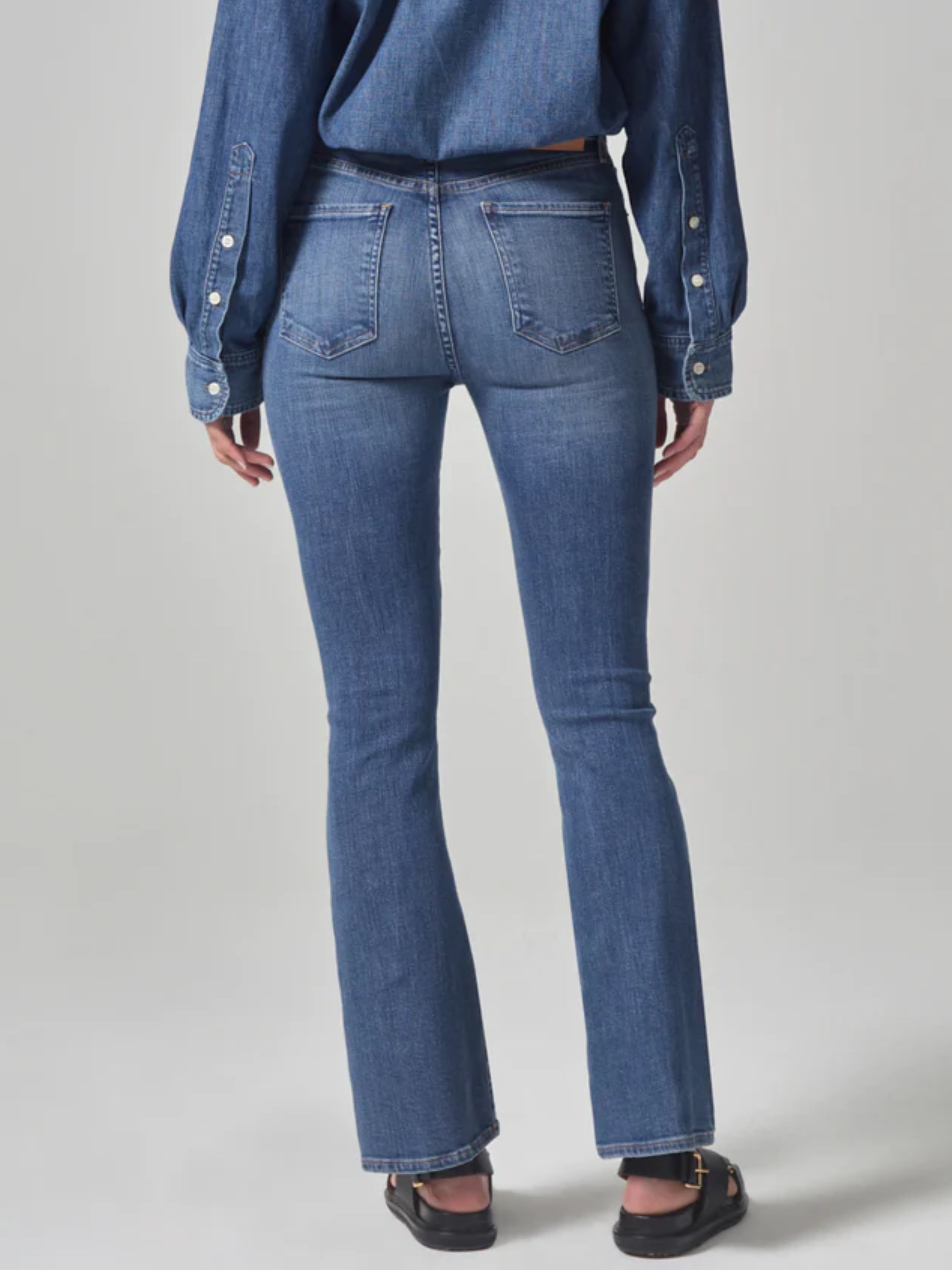 Citizens of Humanity Lilah 30" High Rise Blue Jeans