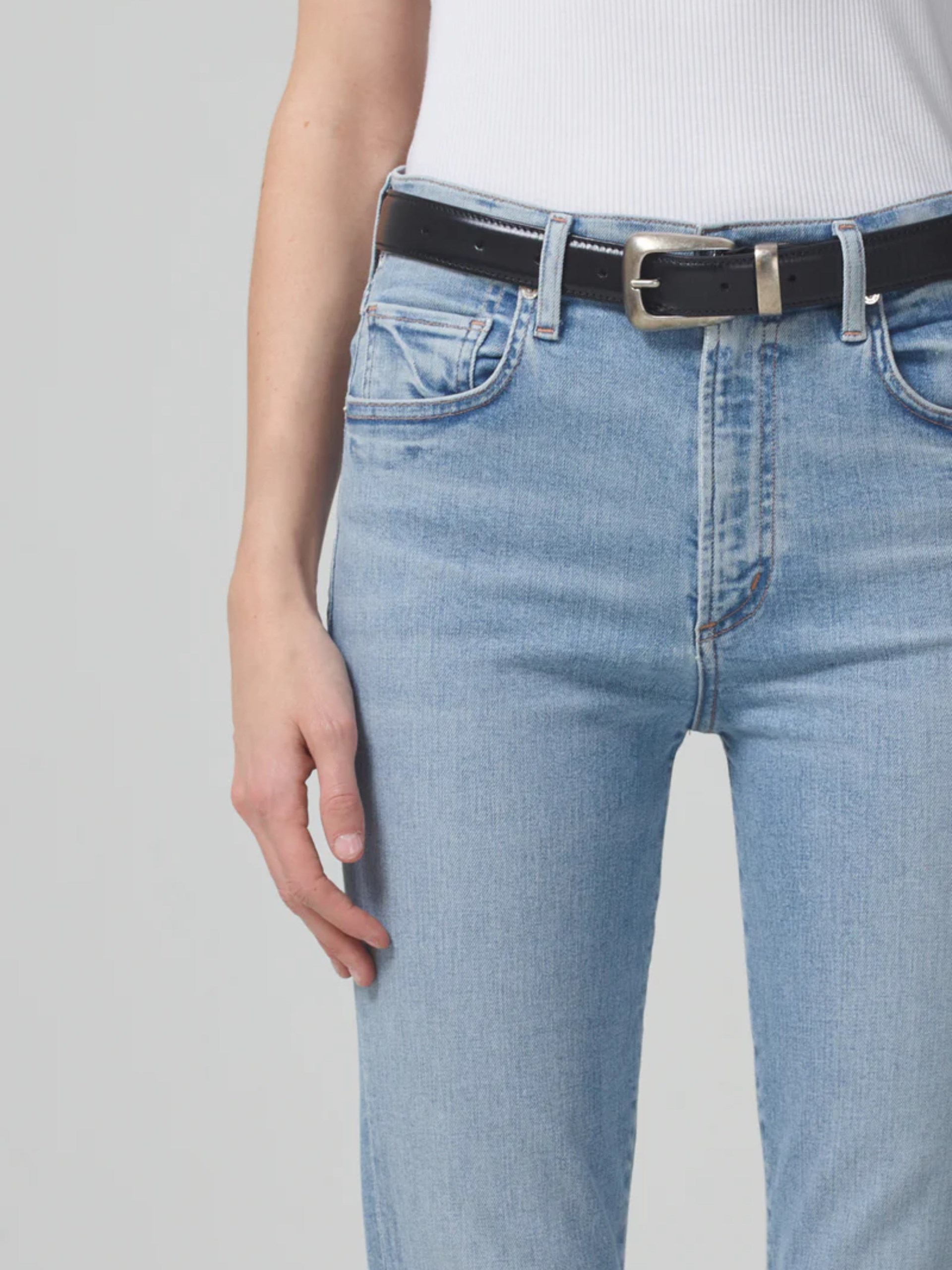 Citizens of Humanity Lilah 30" High Rise Light Blue Jeans