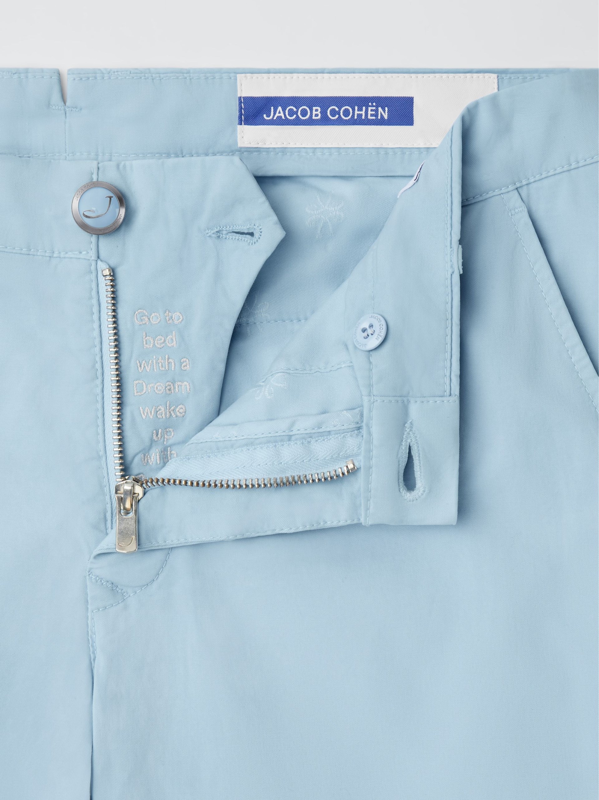 Jacob Cohën Bobby Blue Gabardine Chinos for Men