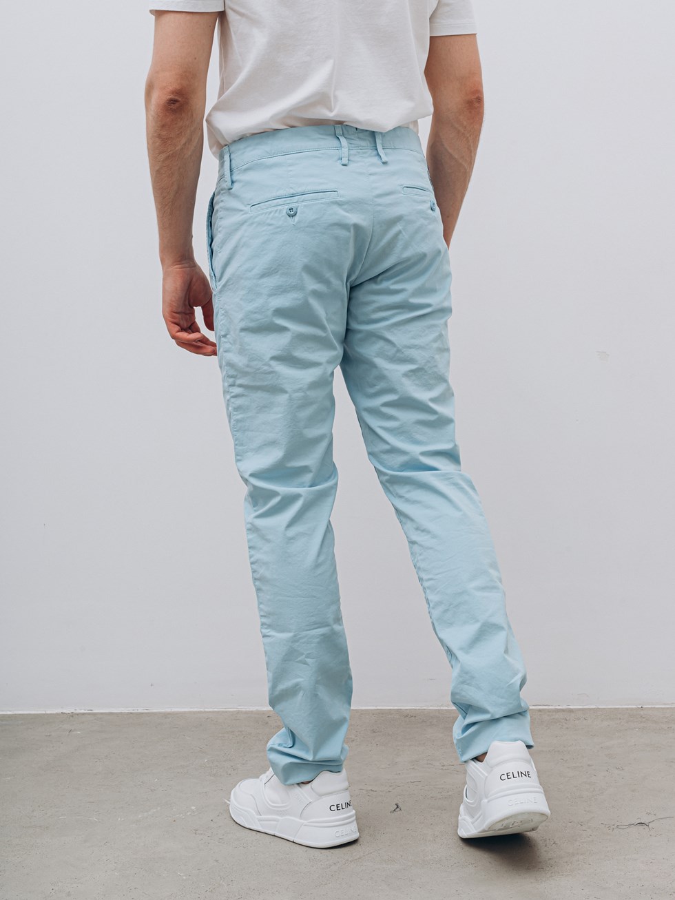Jacob Cohën Bobby Blue Gabardine Chinos for Men