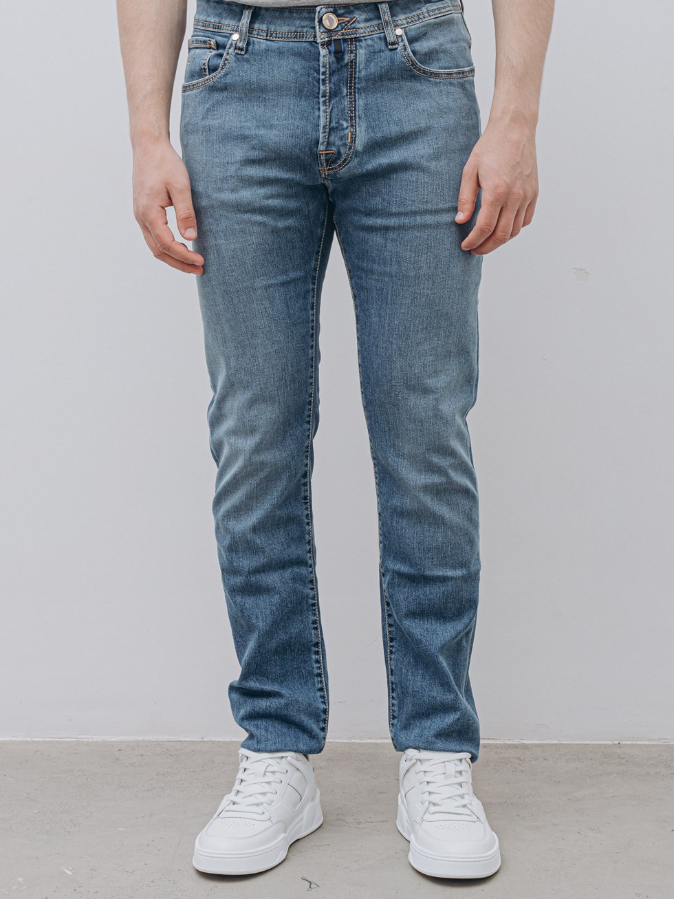 Jacob Cohën Bard men's blue slim fit cotton jeans