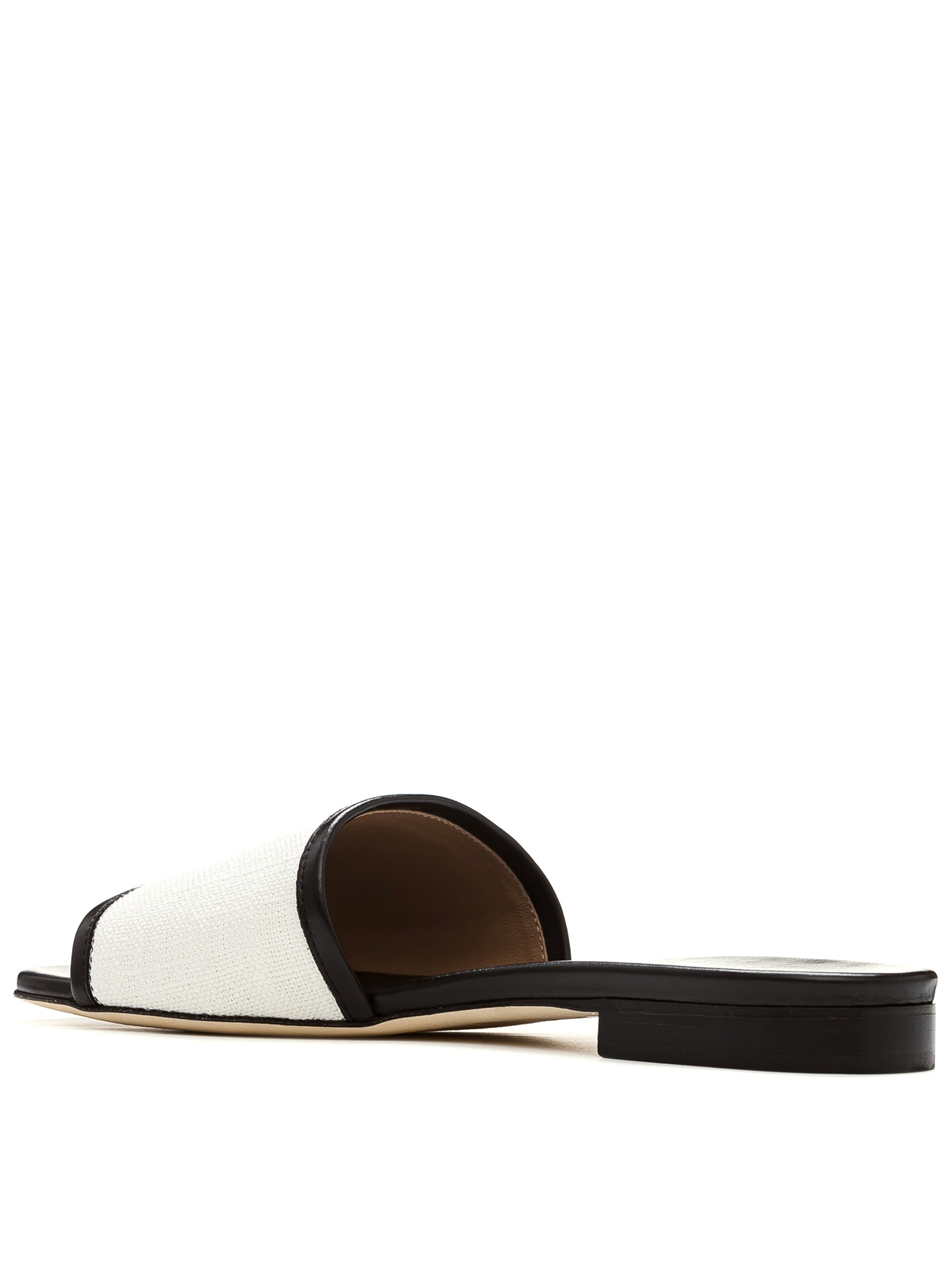 Kiton black combination flip flops