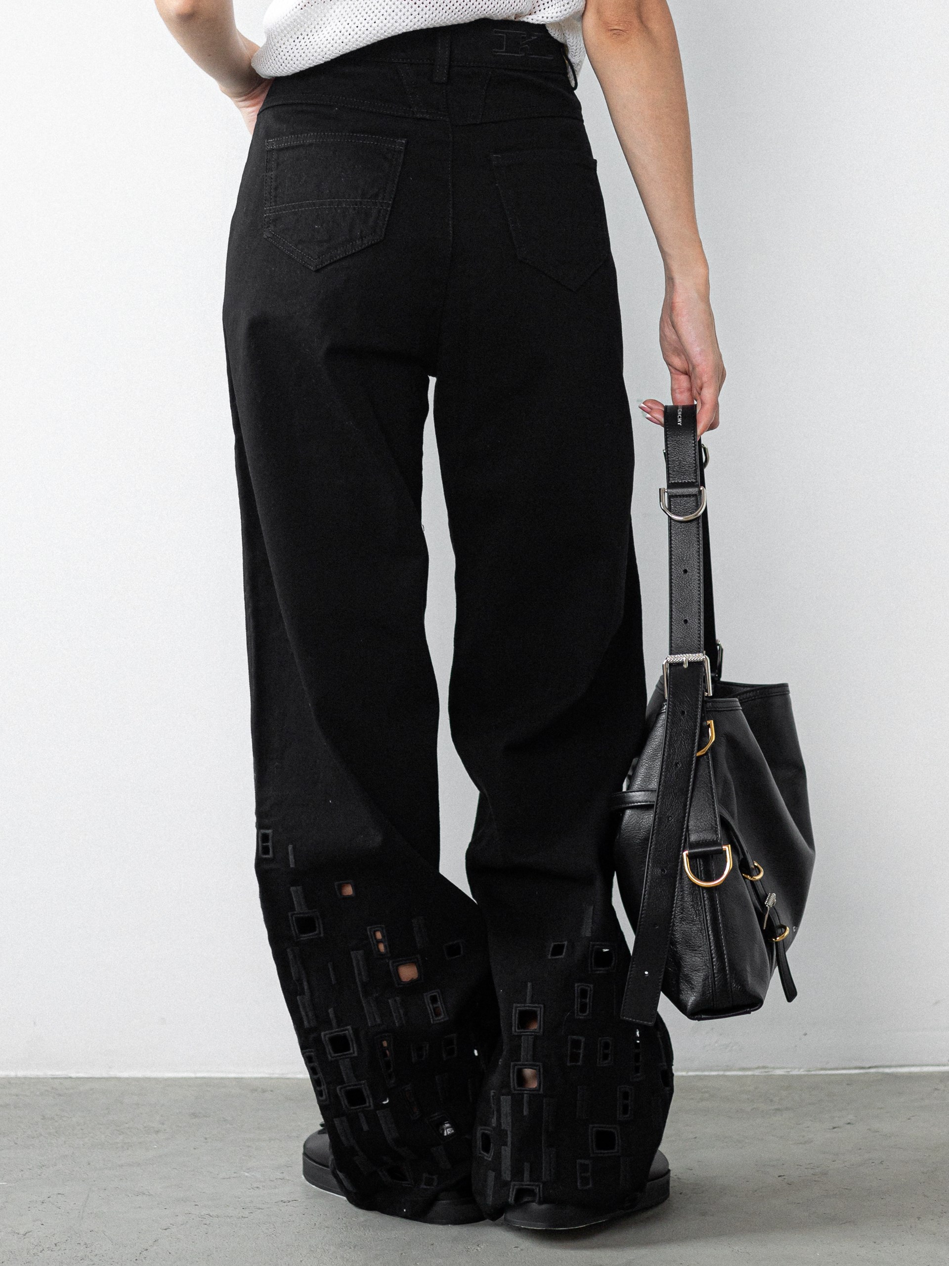 Kiton black jeans made of cotton