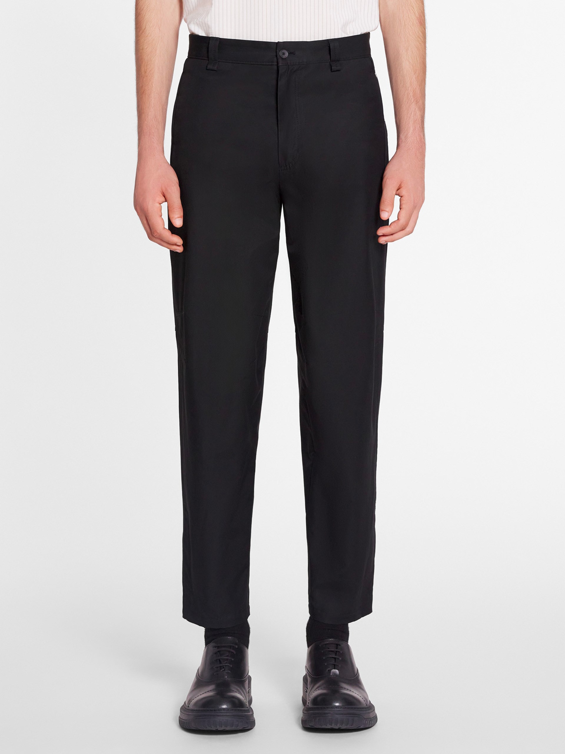 Men's Black Classic Lanvin Biker Pants