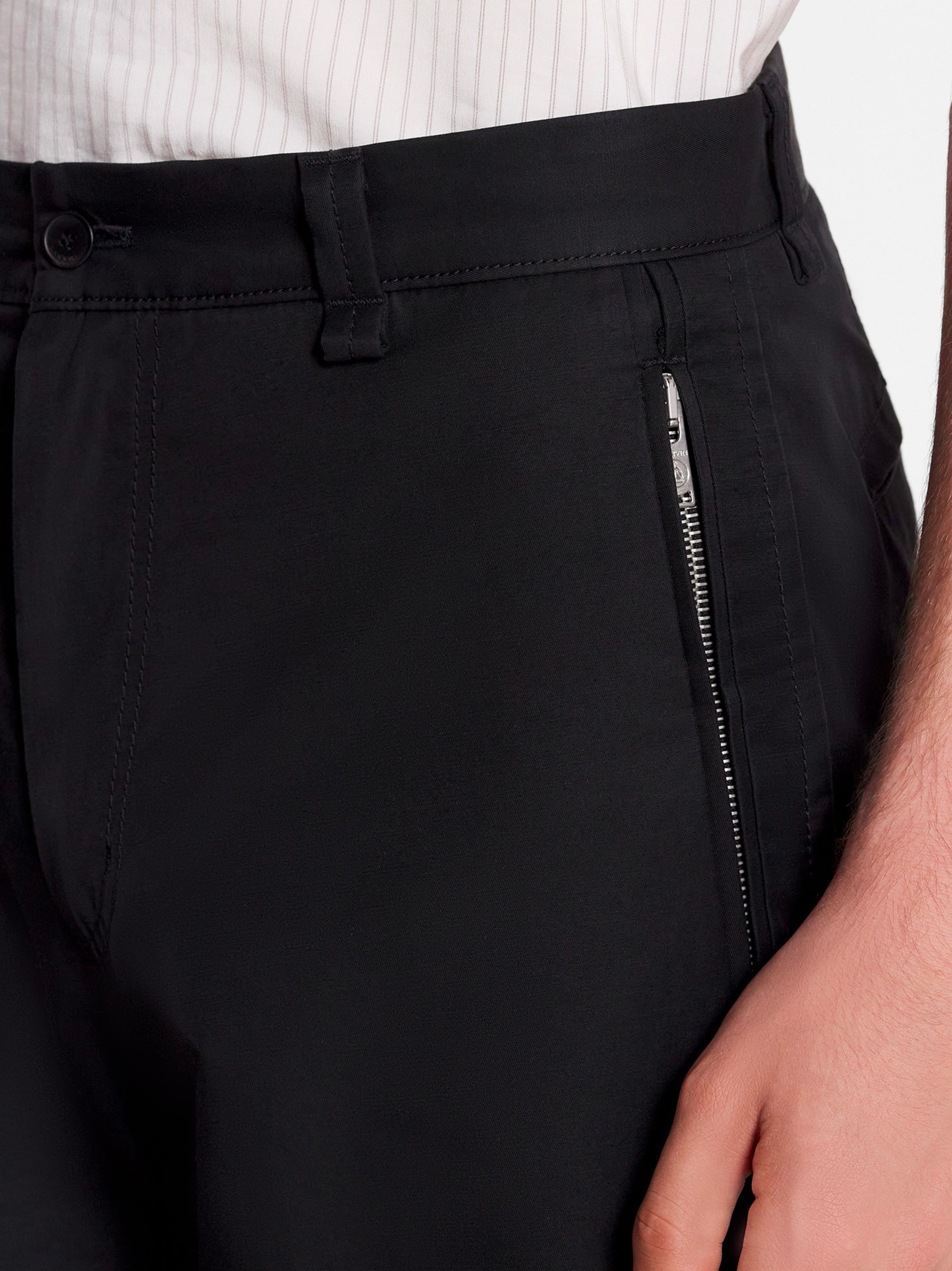 Men's Black Classic Lanvin Biker Pants