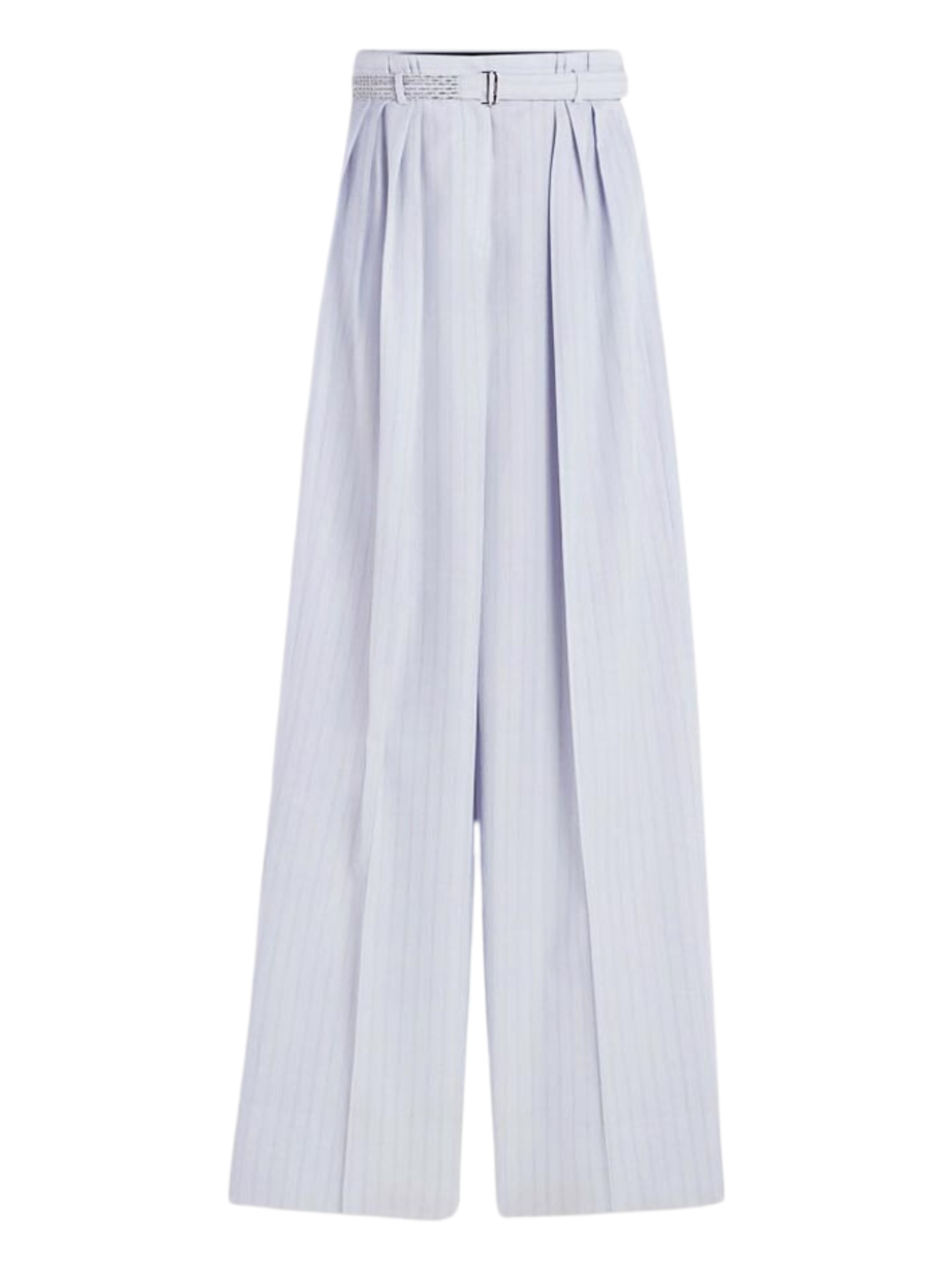 Lanvin blue pants with a thin stripe